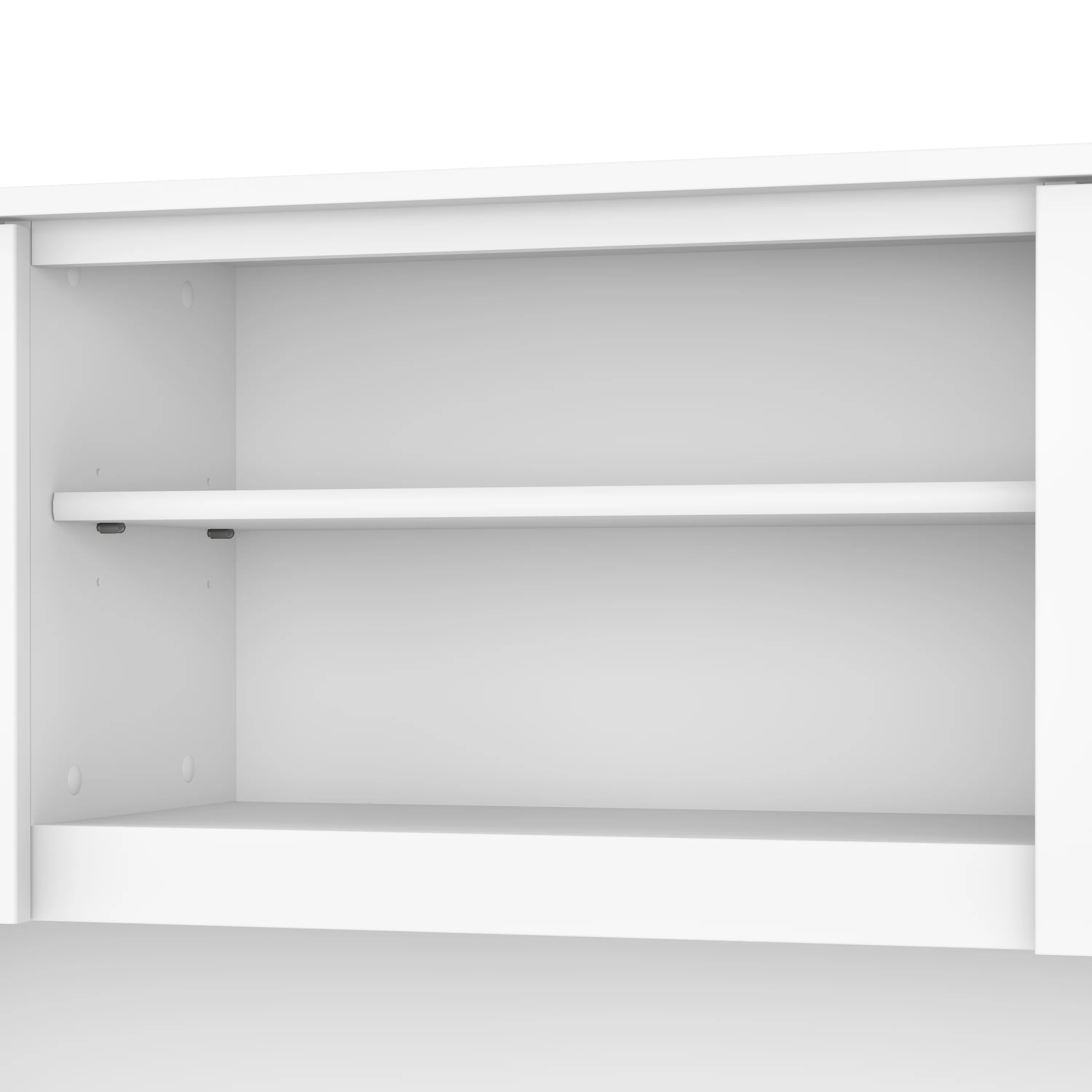 Somerset 60W L Shaped Desk with Hutch