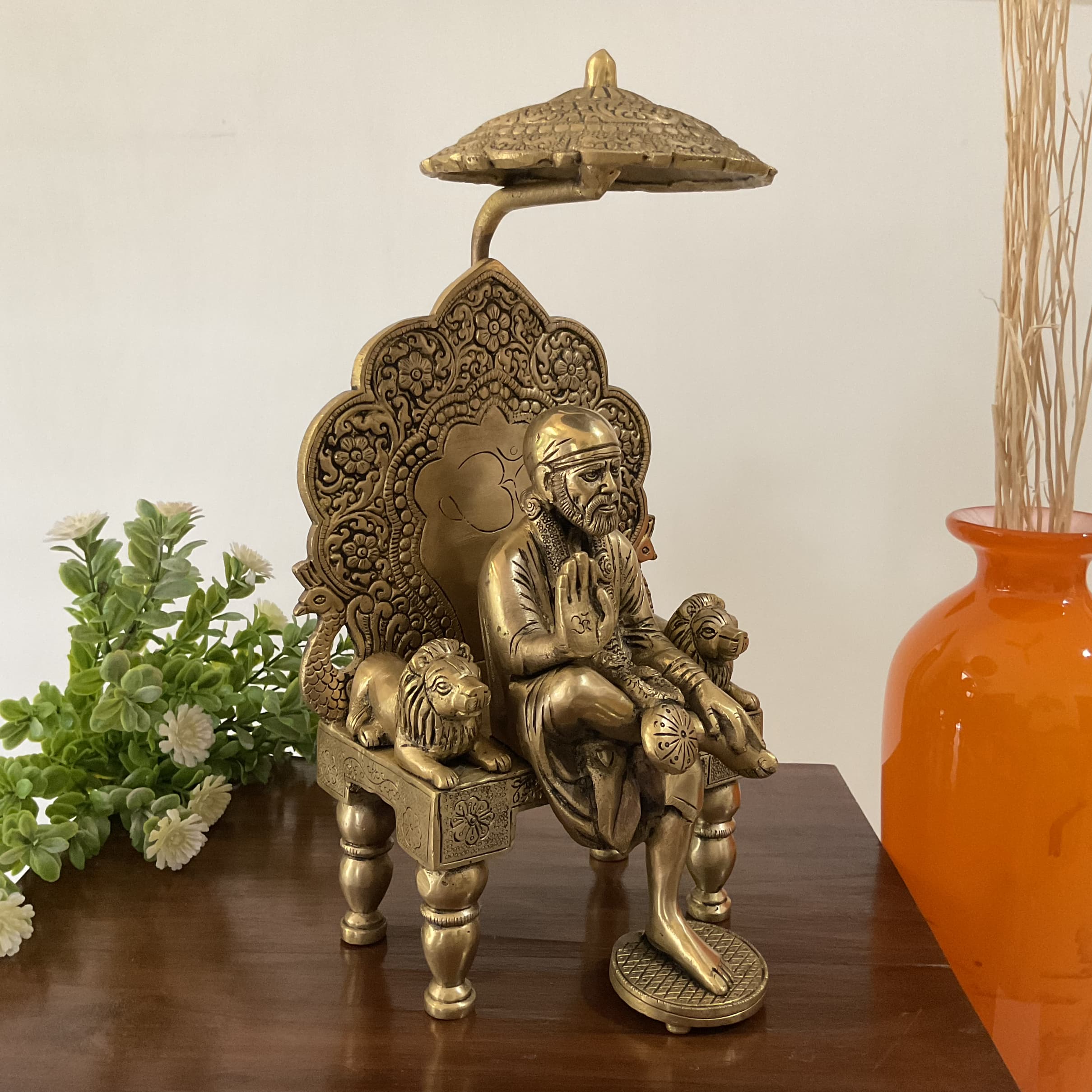 Sai Baba Decorative Brass Idol and Statue Home Decor