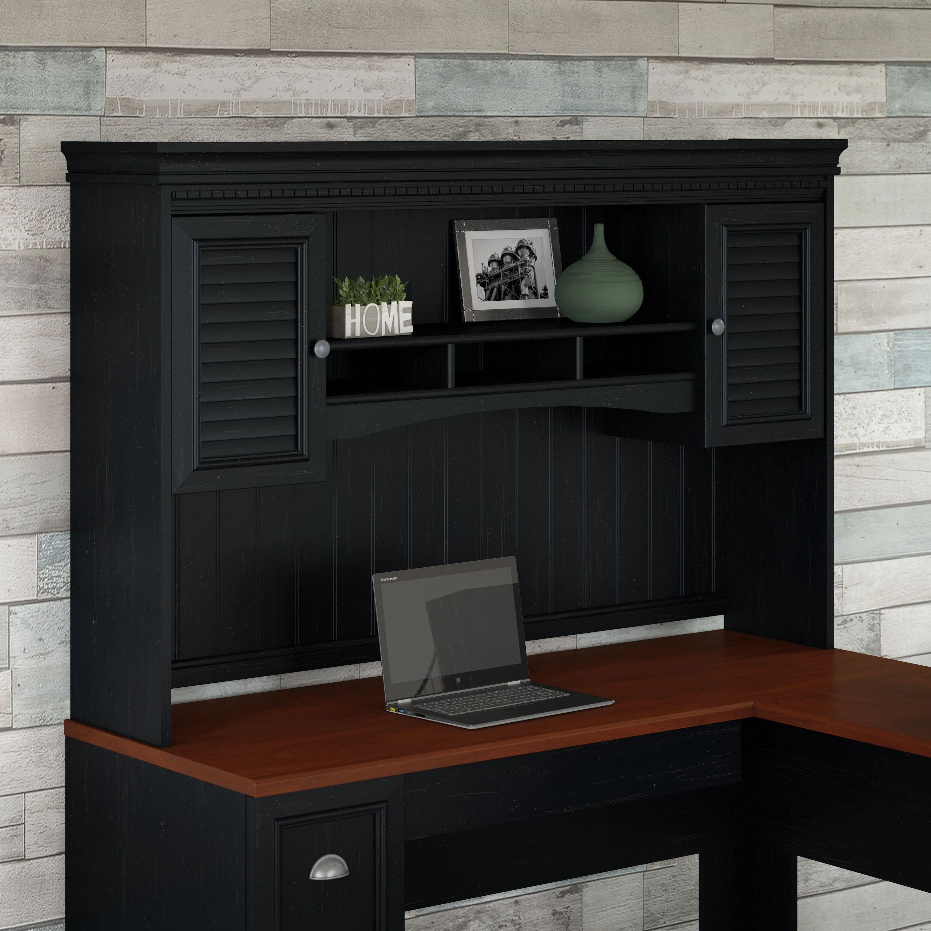 Fairview 60W Hutch for L Shaped Desk
