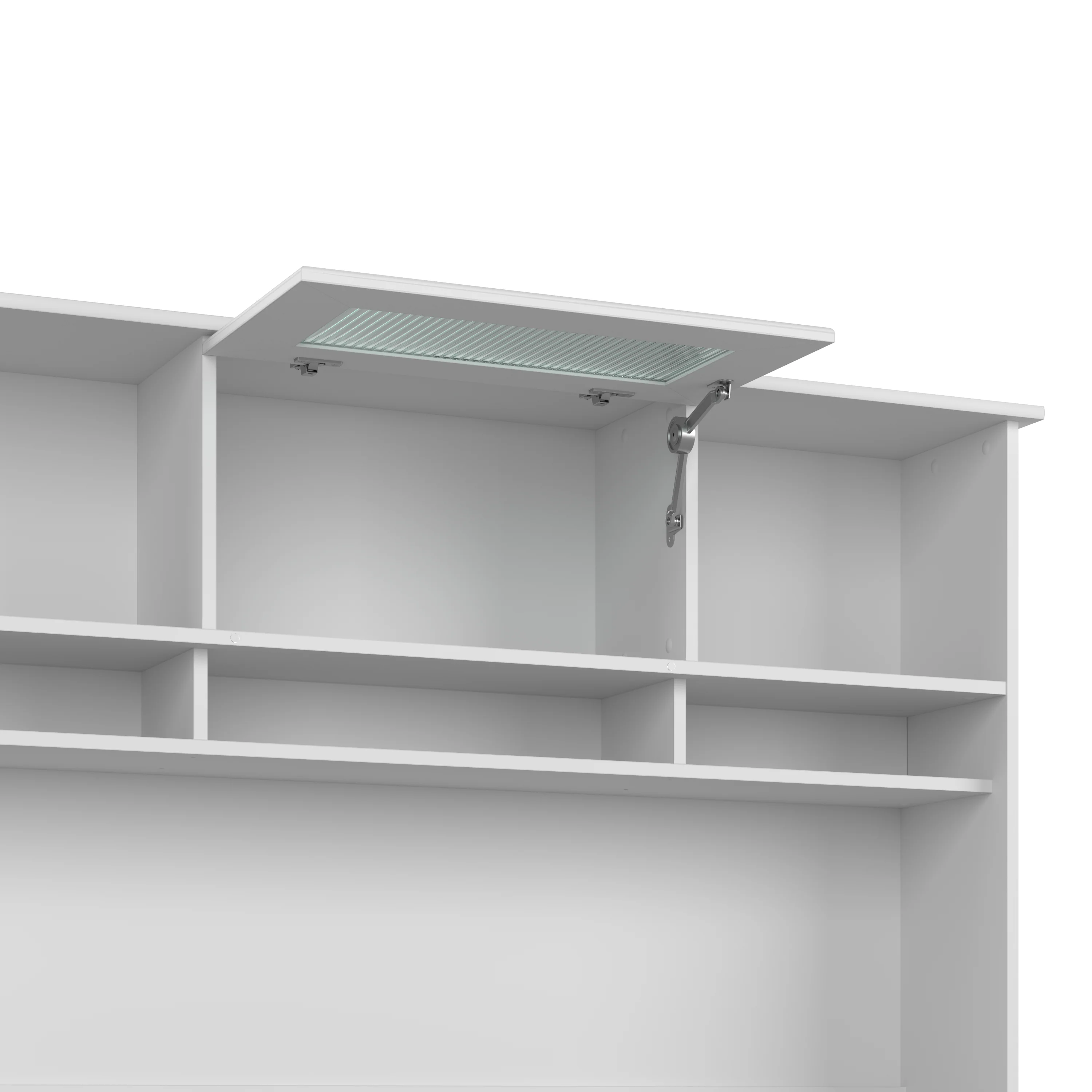 Cabot 60W Computer Desk with Hutch