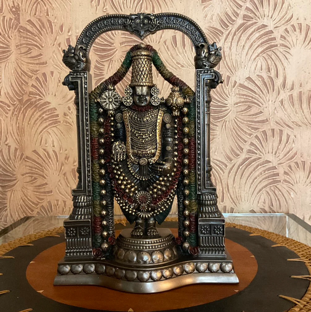 Handcrafted Balaji Statue Bonded Bronze Idol - Decorative Murti