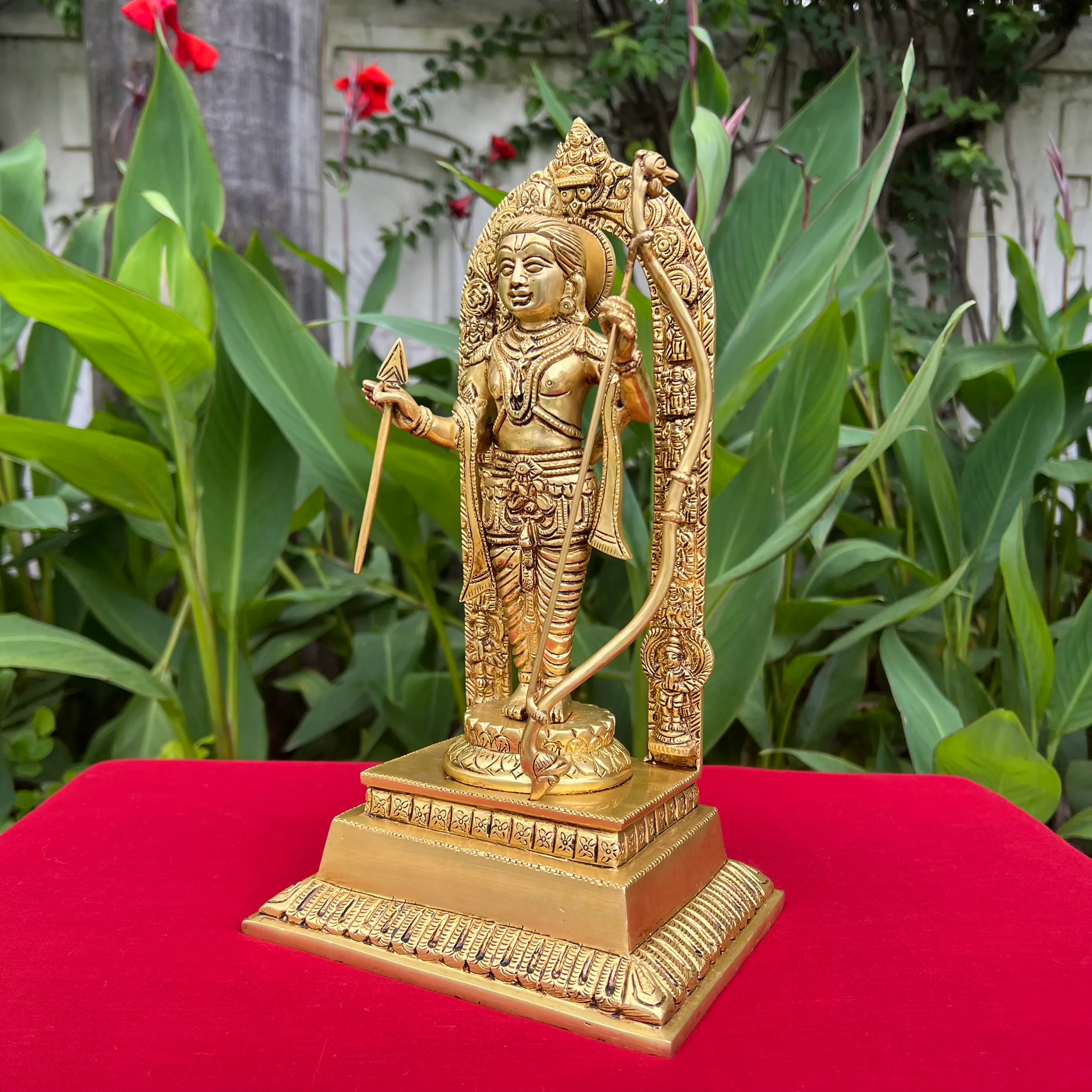 13 Inch Ram Lalla Brass Idol Statue