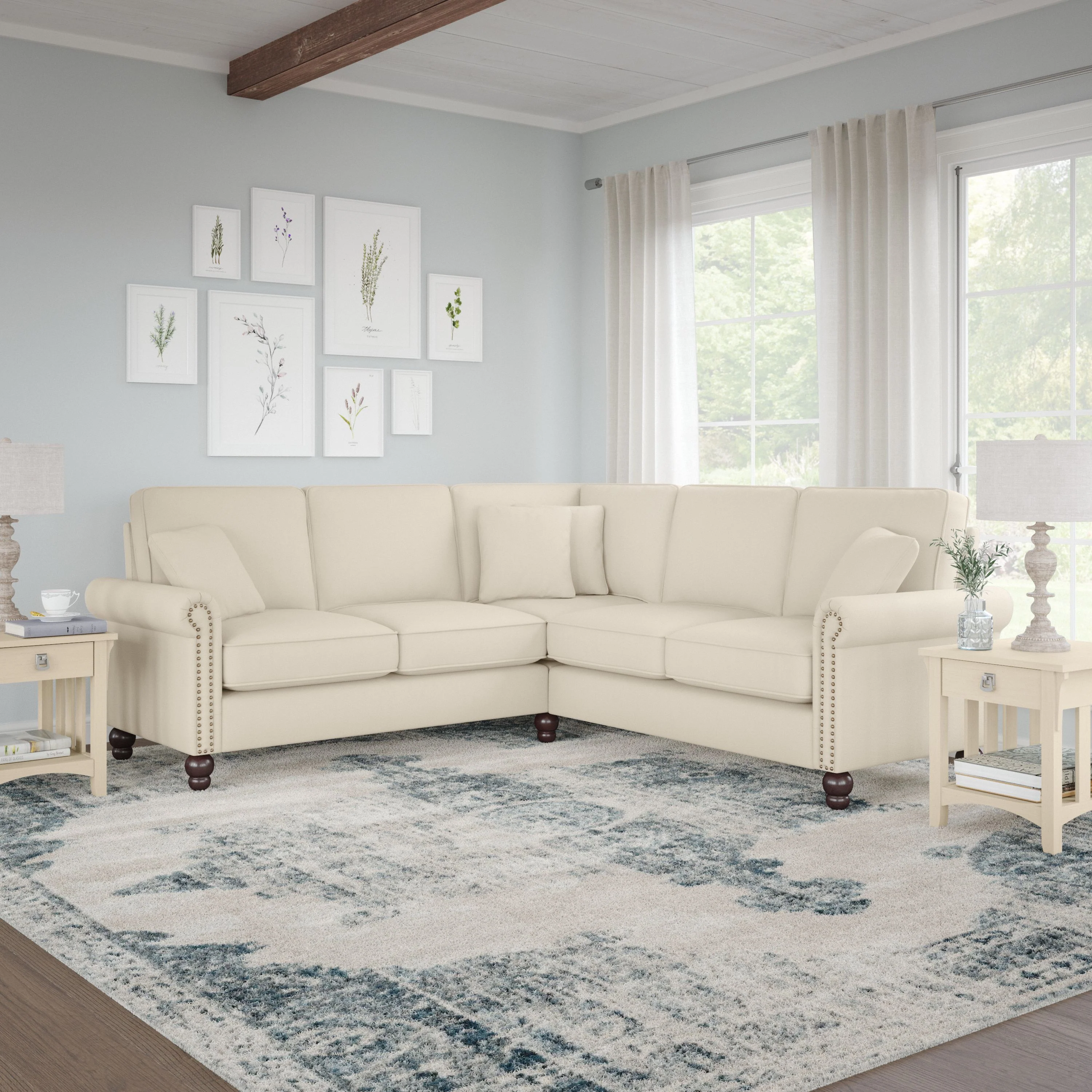 Coventry 87W L Shaped Sectional Couch