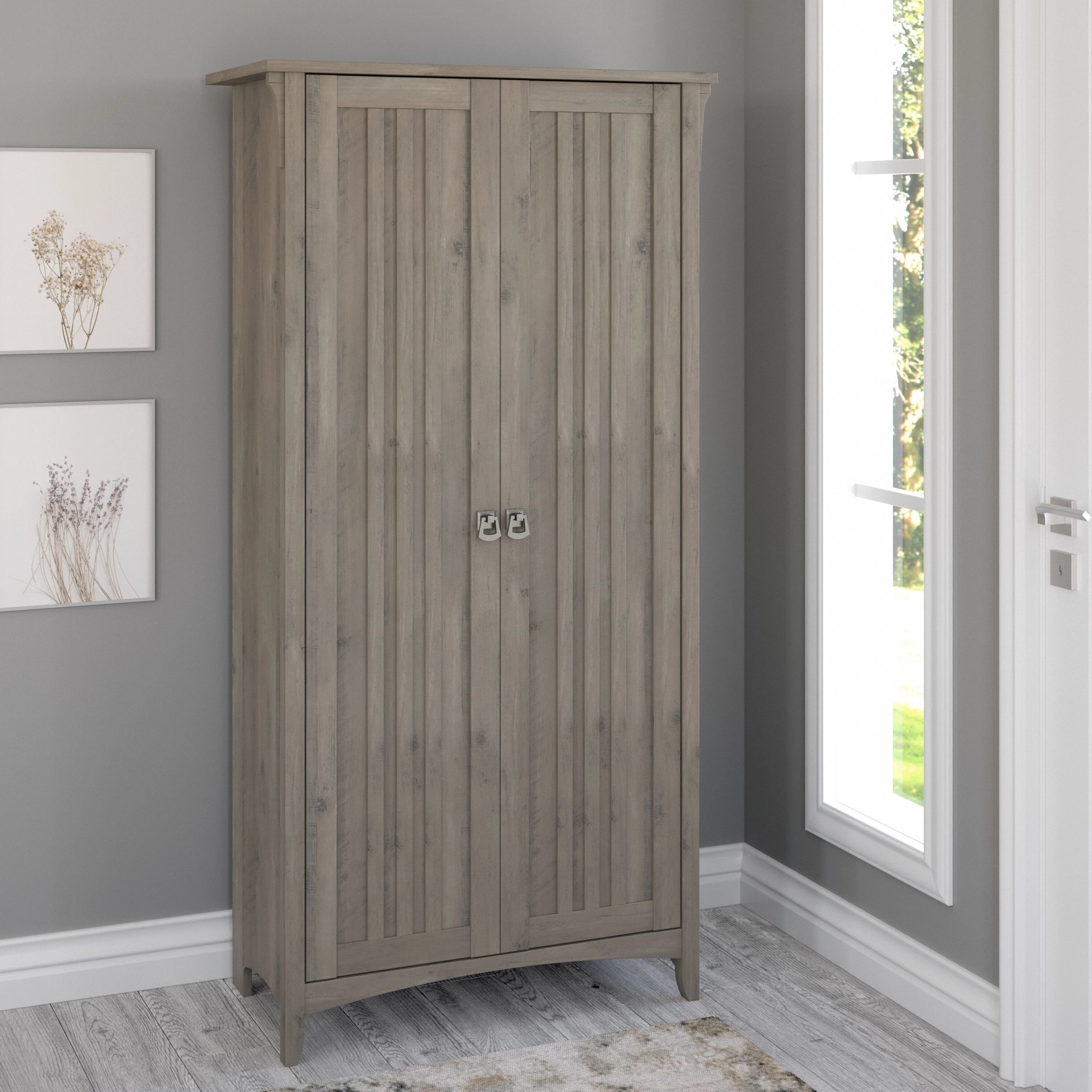 Salinas Tall Storage Cabinet with Doors