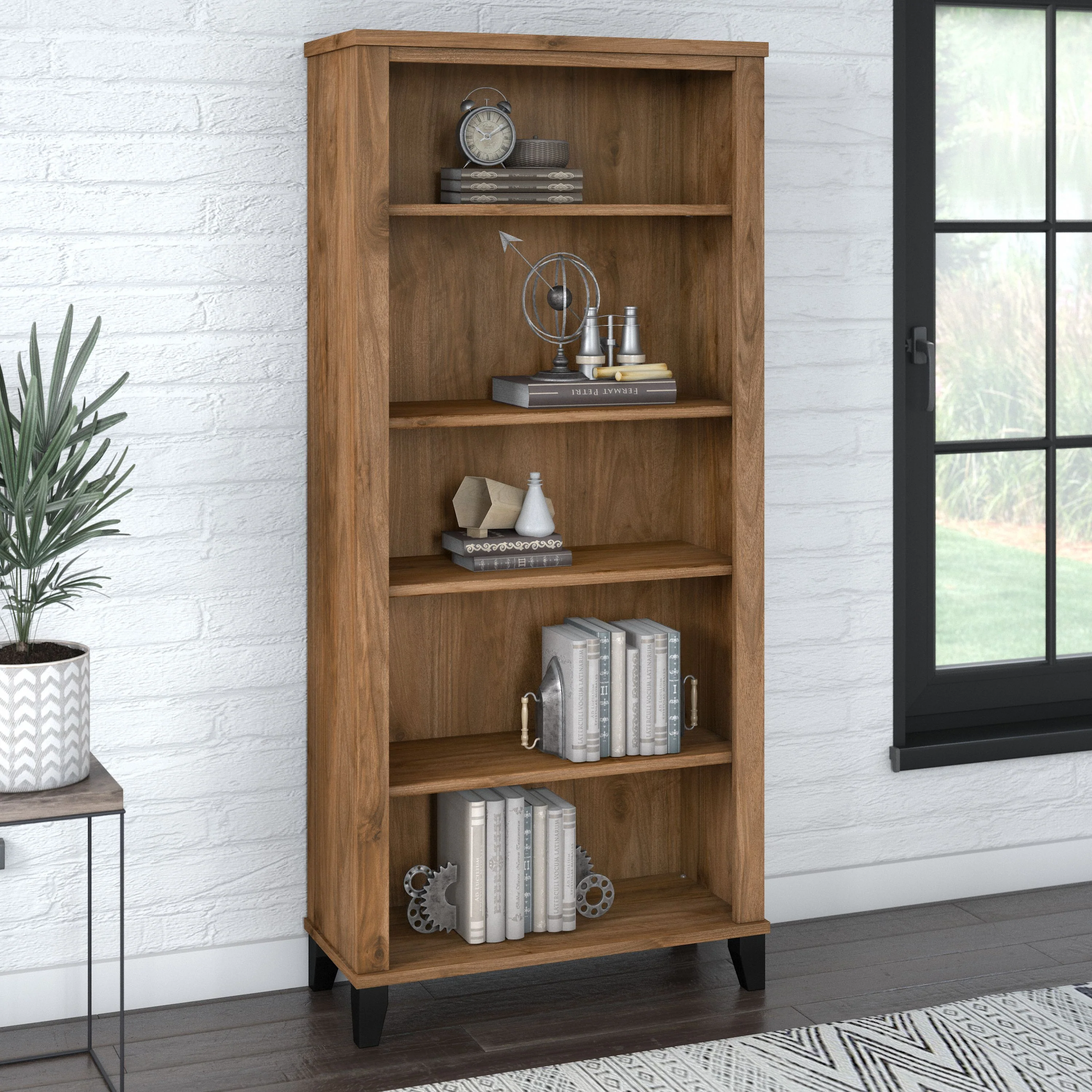 Somerset Tall 5 Shelf Bookcase