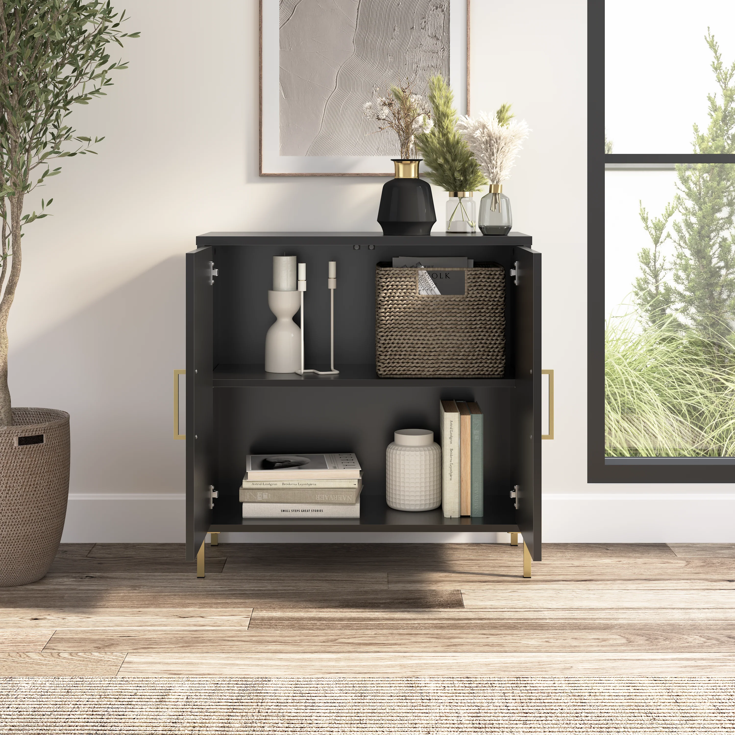 Soho Low Storage Cabinet with Doors