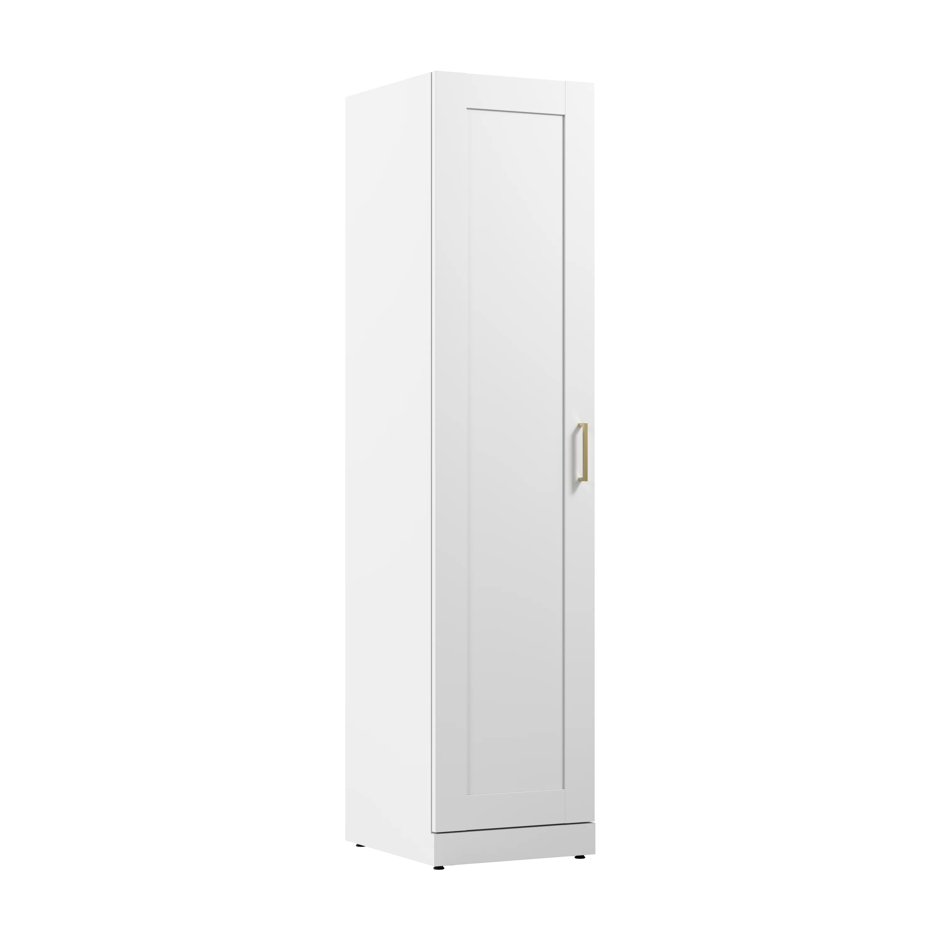 Hampton Heights 17W Tall Narrow Storage Cabinet with Door and Shelves