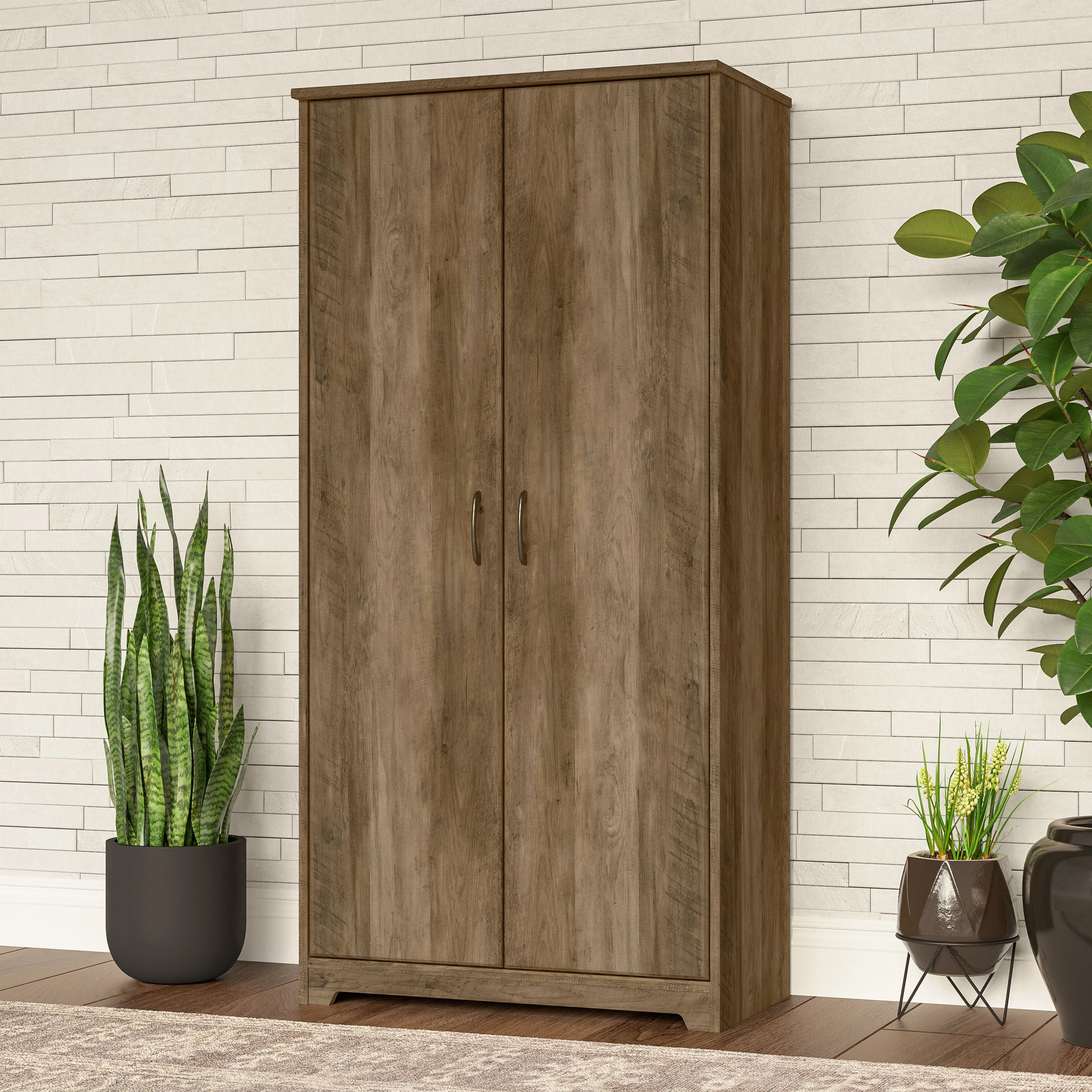 Cabot Tall Storage Cabinet with Doors