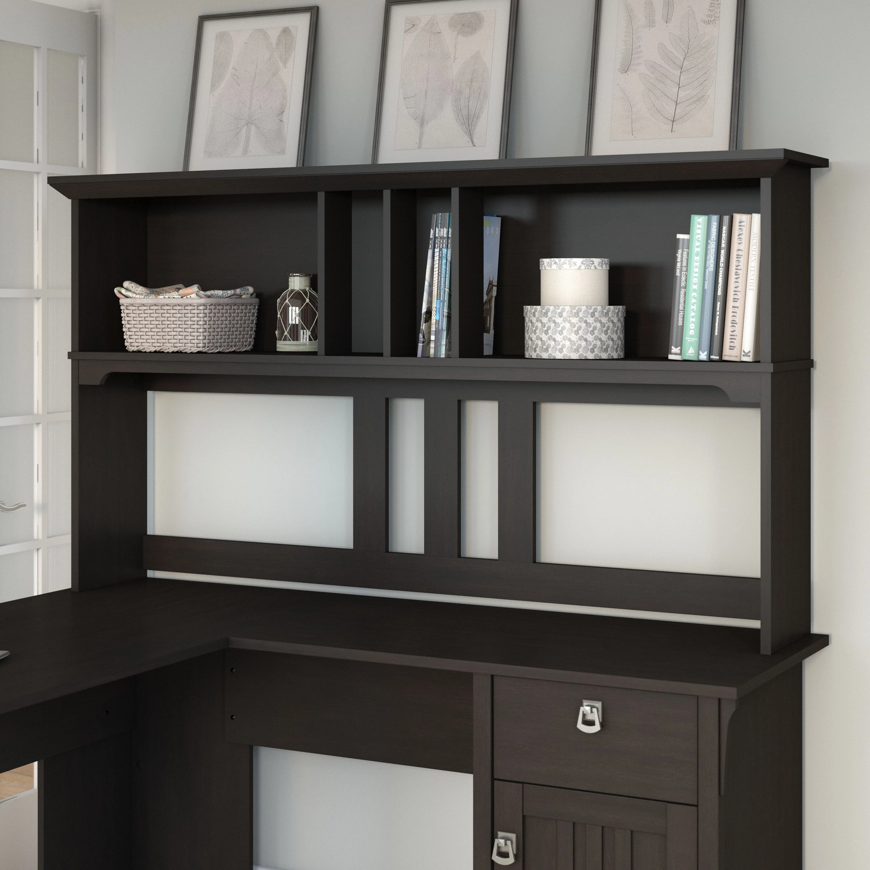 Salinas 60W Hutch for L Shaped Desk