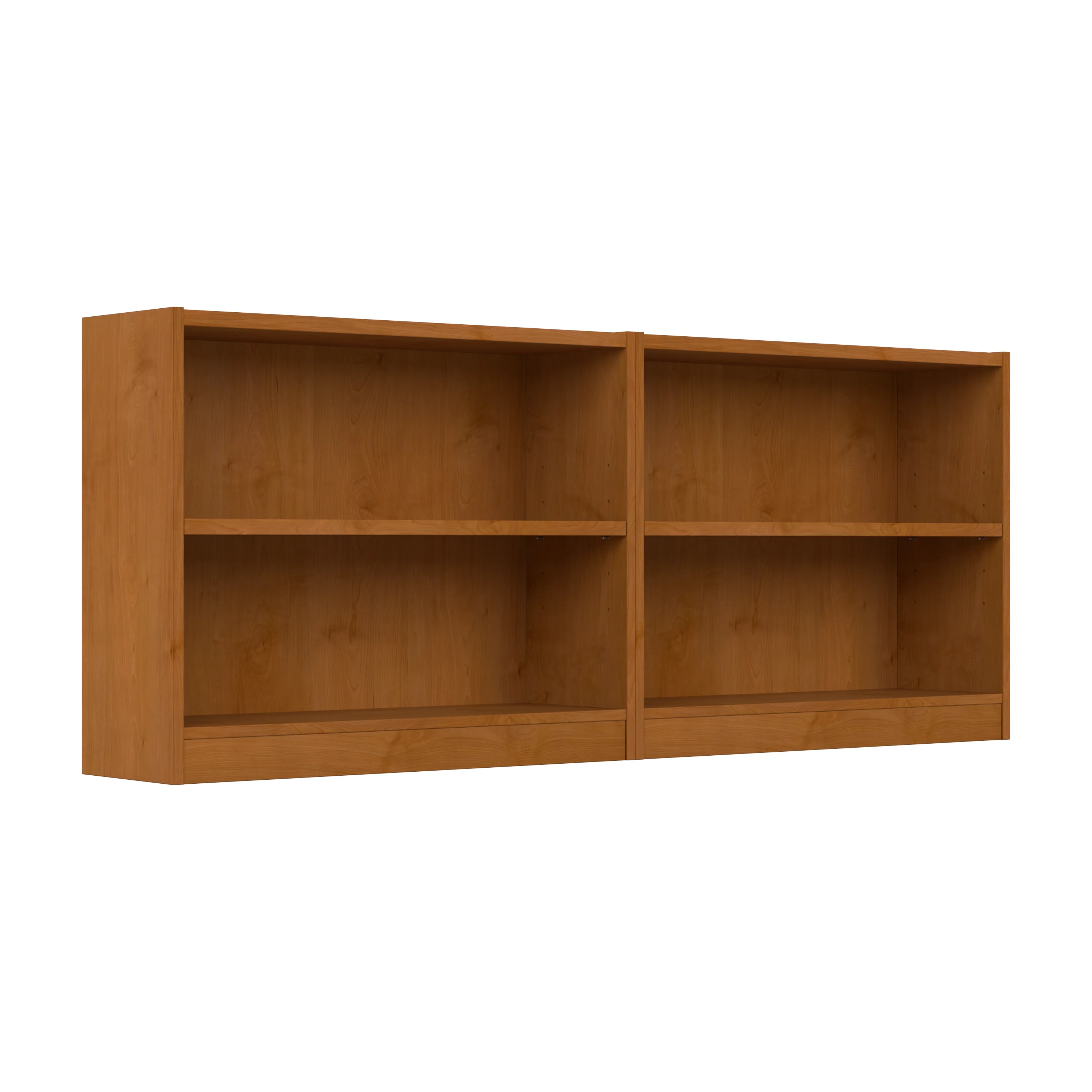 Universal Small 2 Shelf Bookcase - Set of 2