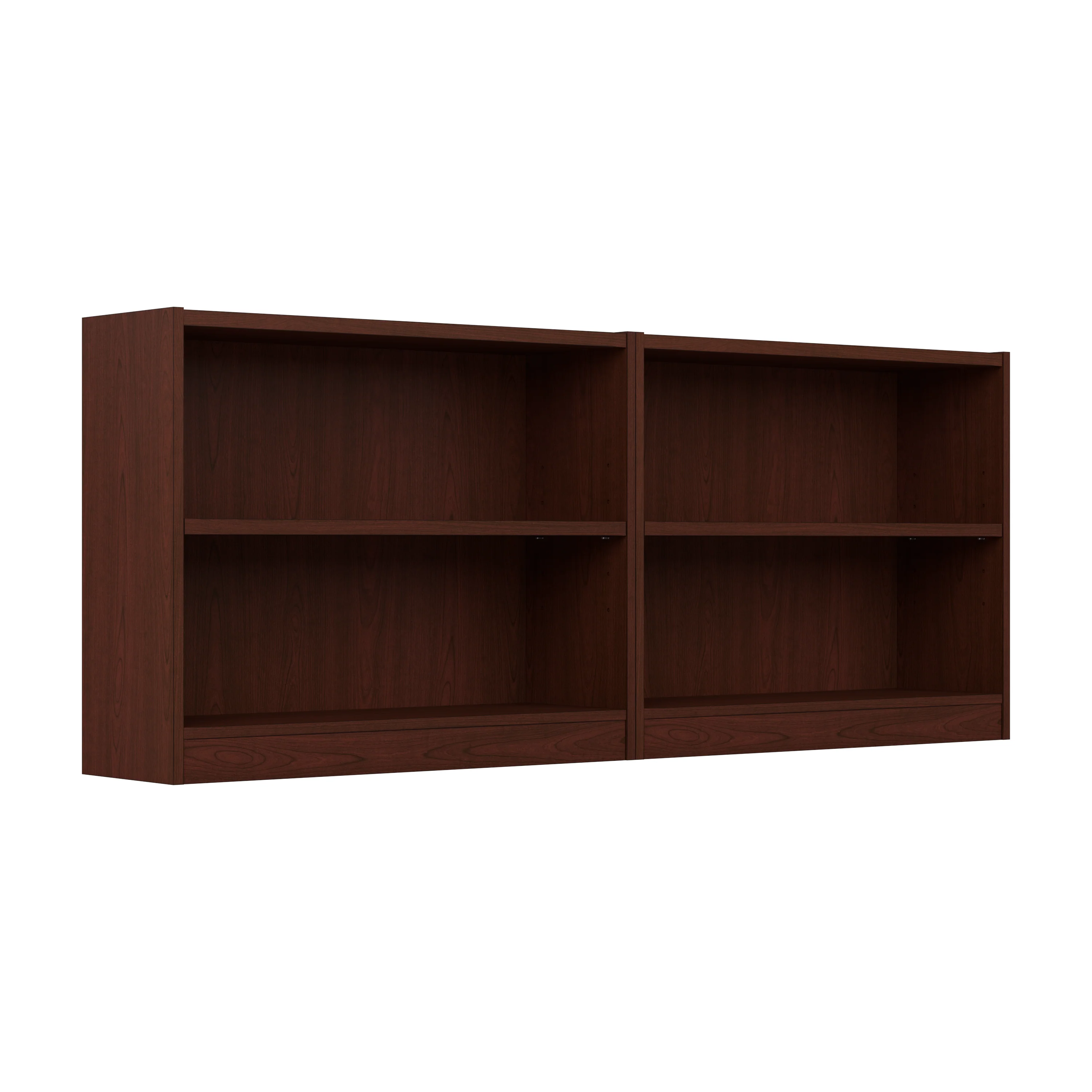 Universal Small 2 Shelf Bookcase - Set of 2