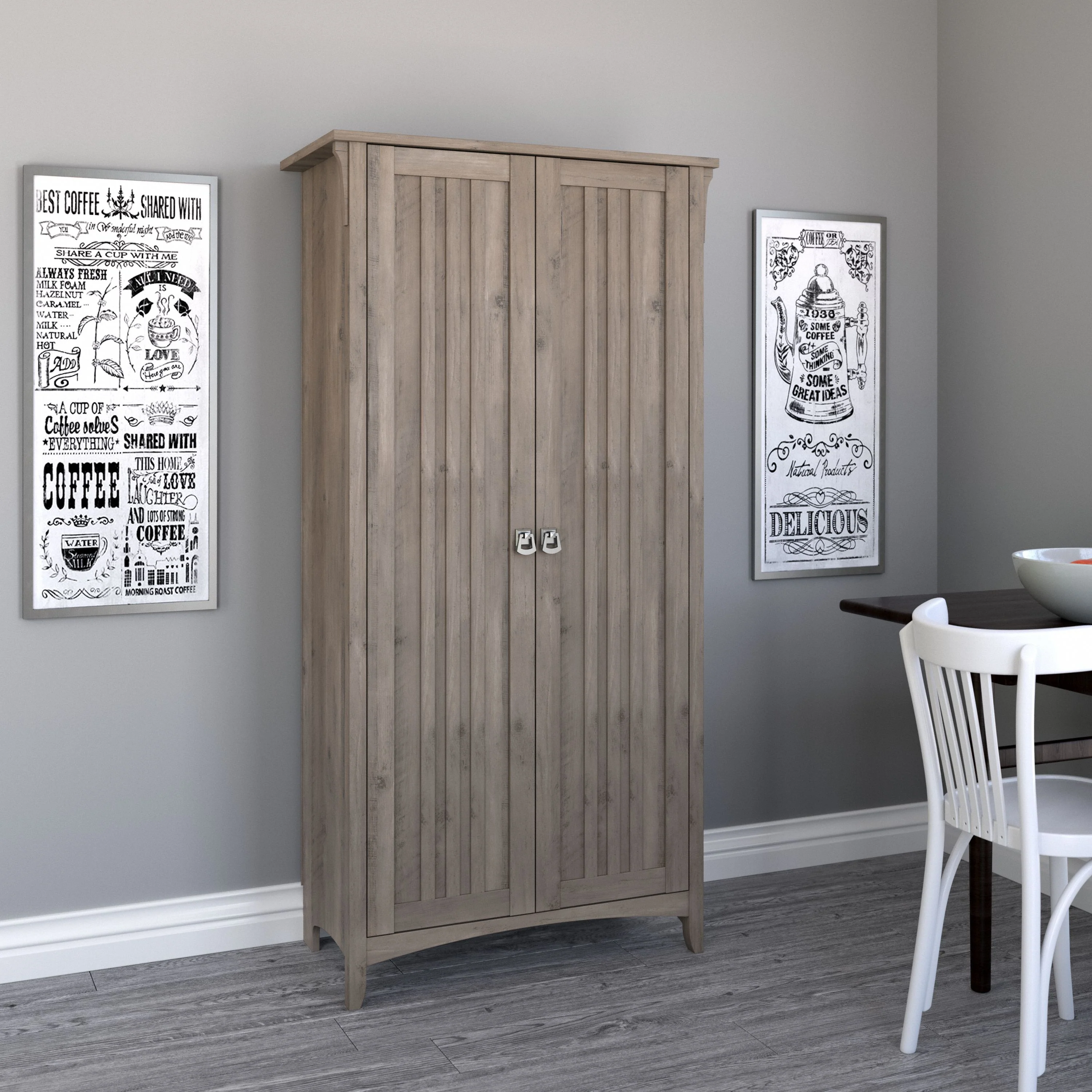 Salinas Kitchen Pantry Cabinet with Doors
