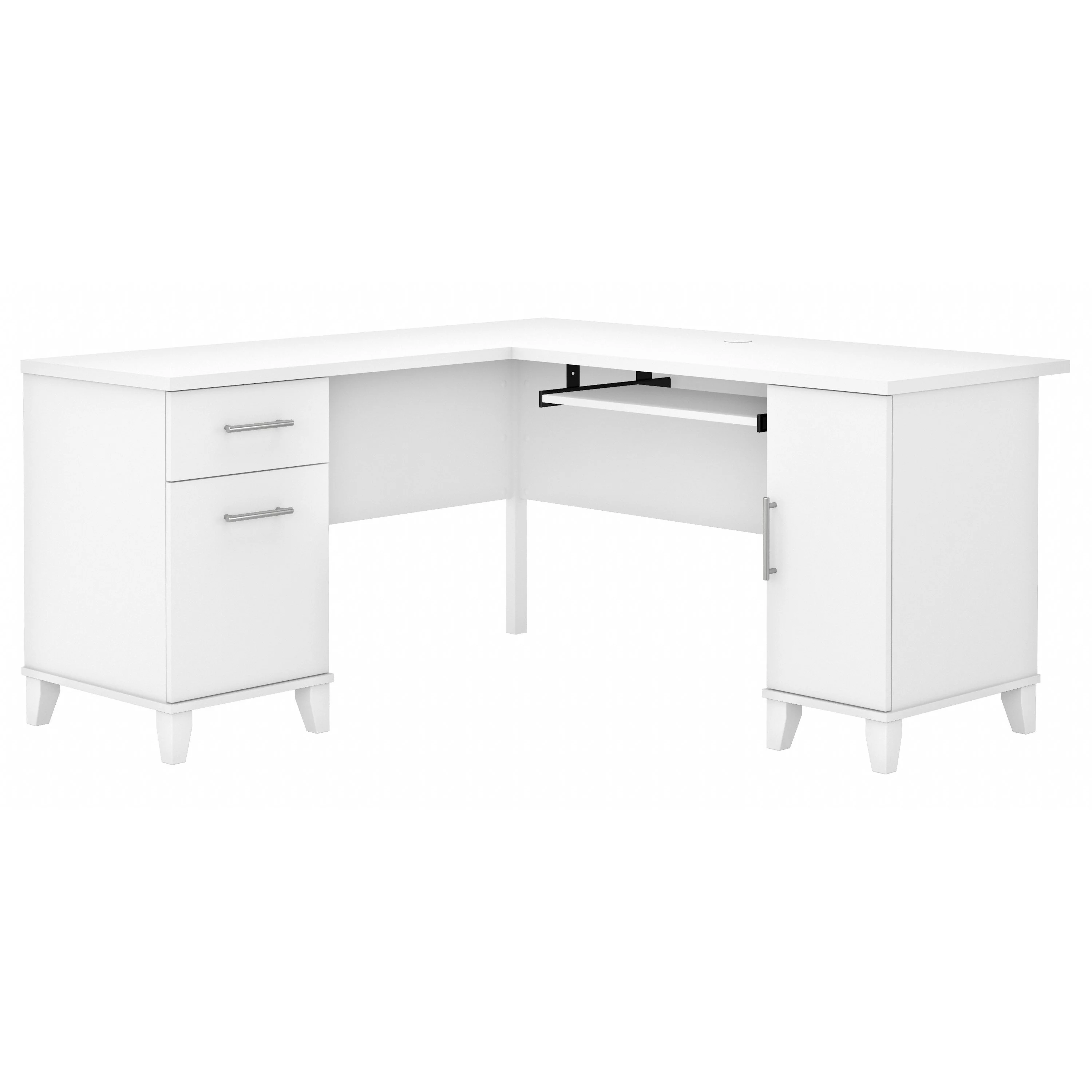 Somerset 60W L Shaped Desk with Storage