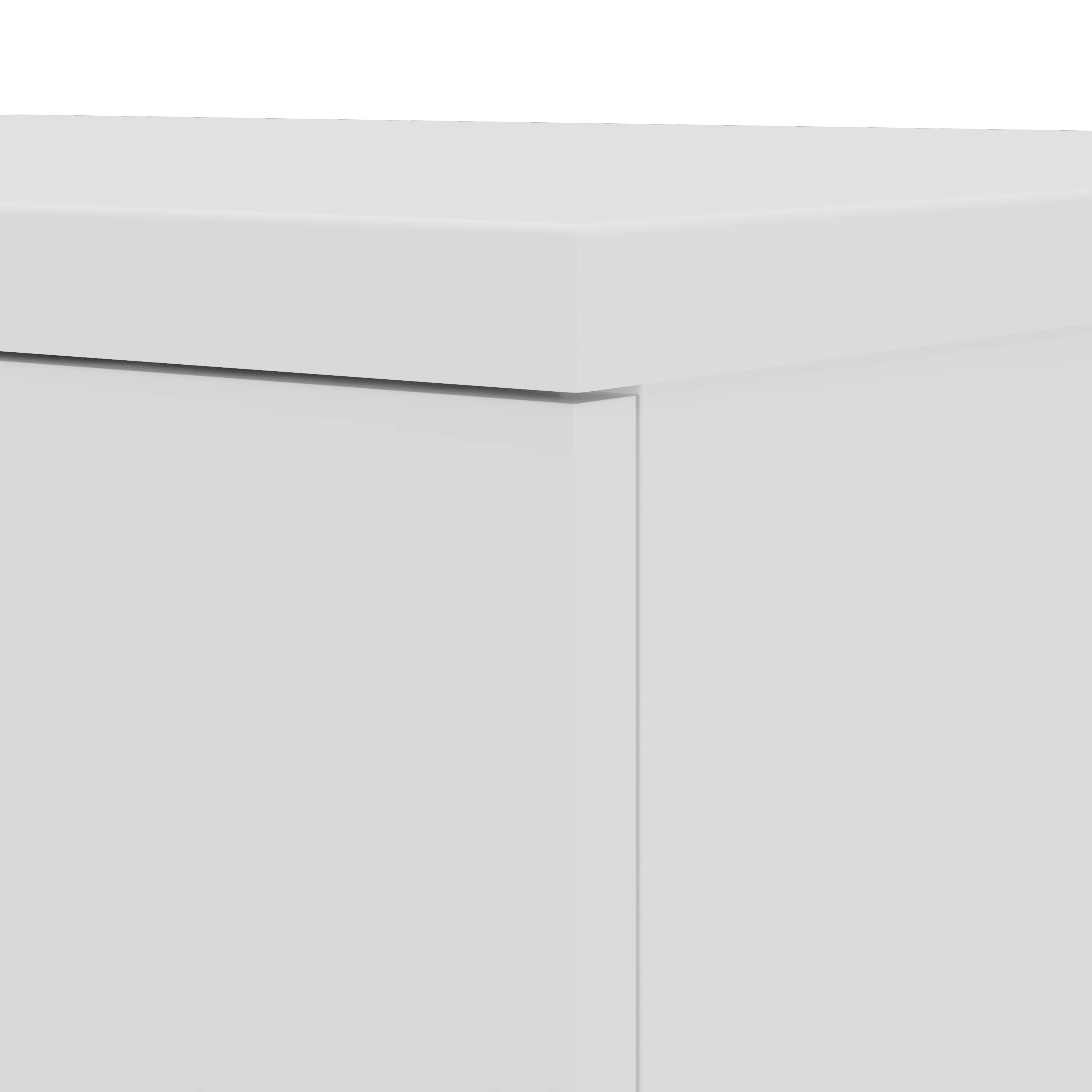 Universal Laundry Room Wall Cabinet with Doors and Shelves