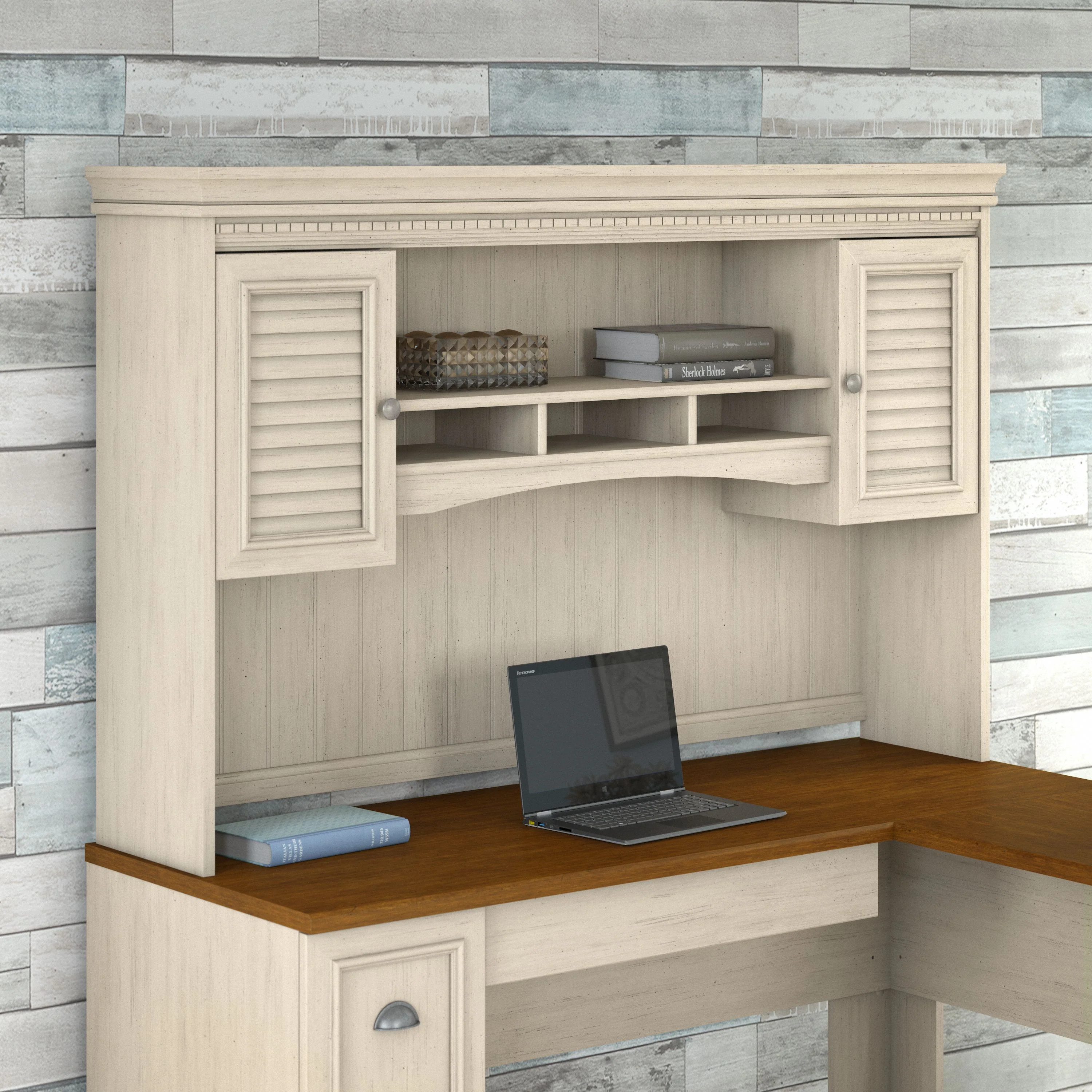 Fairview 60W Hutch for L Shaped Desk