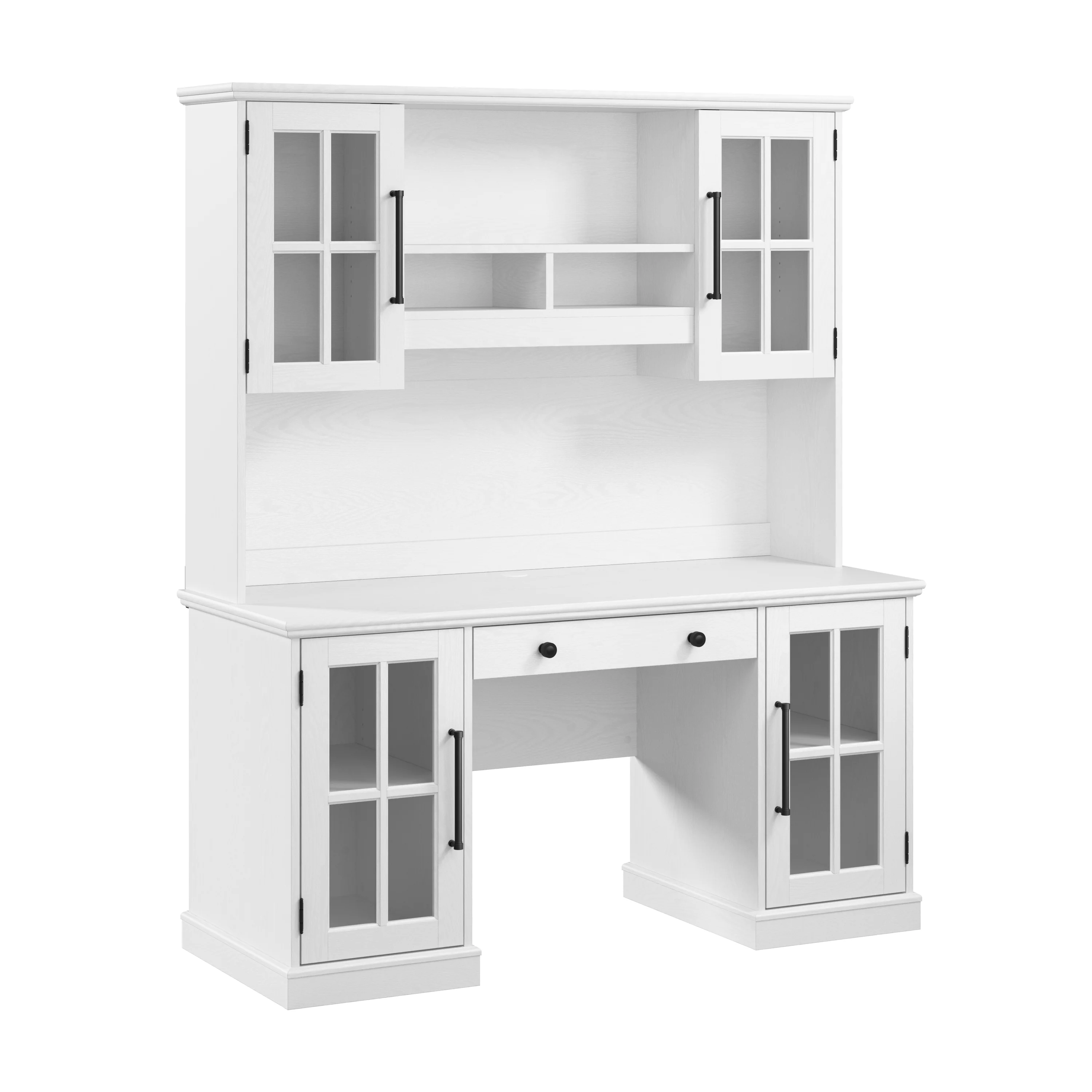 Westbrook 60W Computer Desk with Hutch and Storage