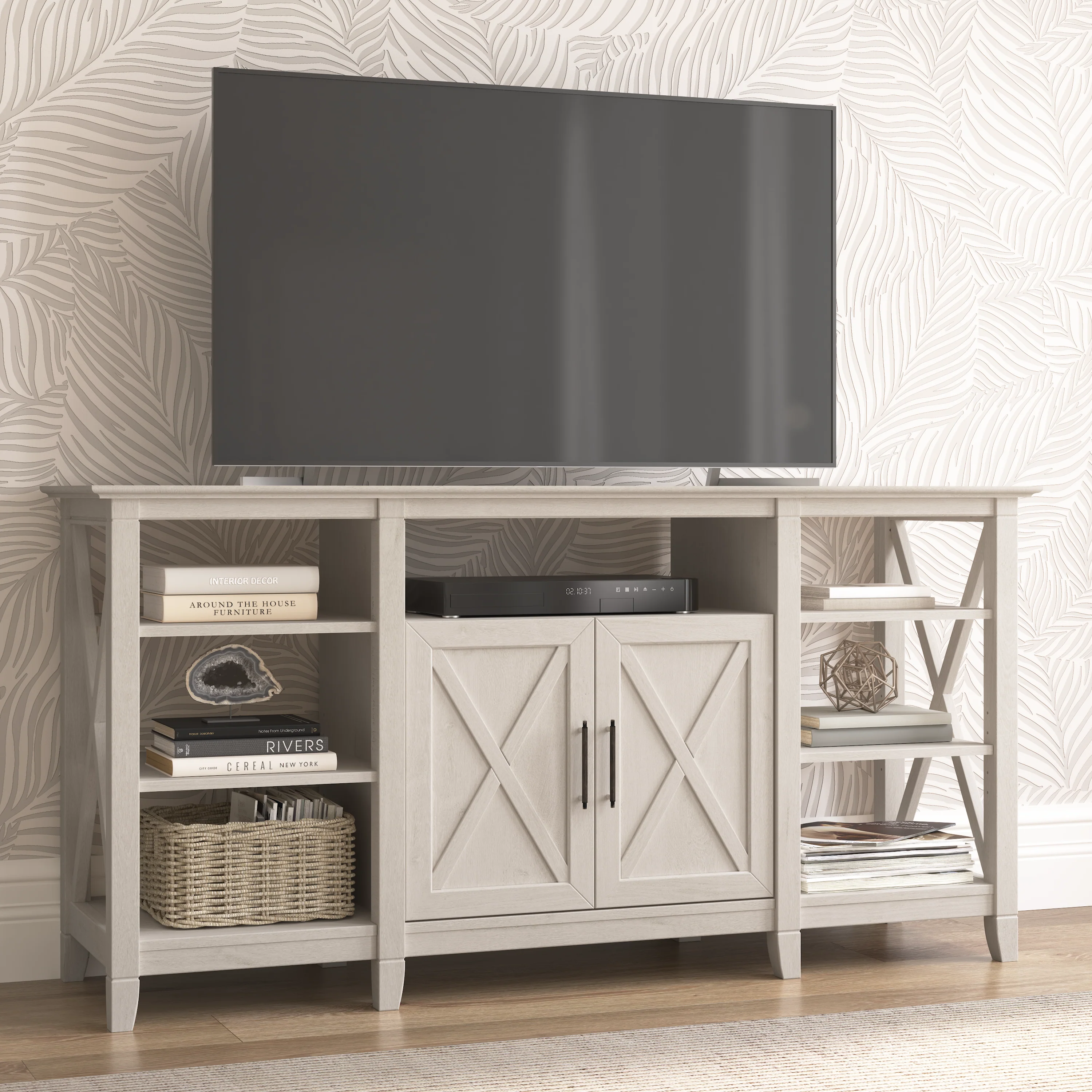 Key West Tall TV Stand for 65 Inch TV