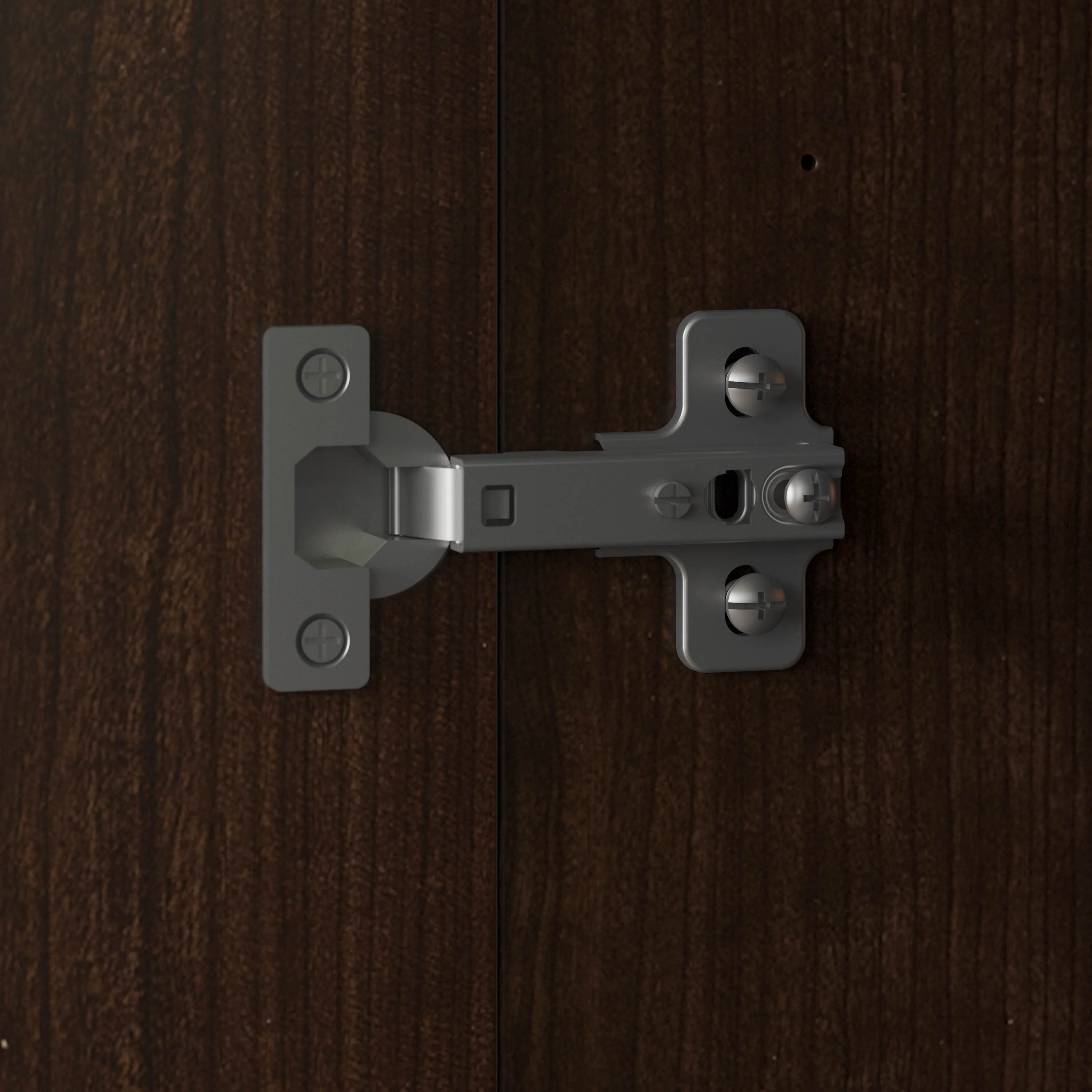 Somerset 72W 3 Position Sit to Stand L Shaped Desk with Hutch and Bookcase