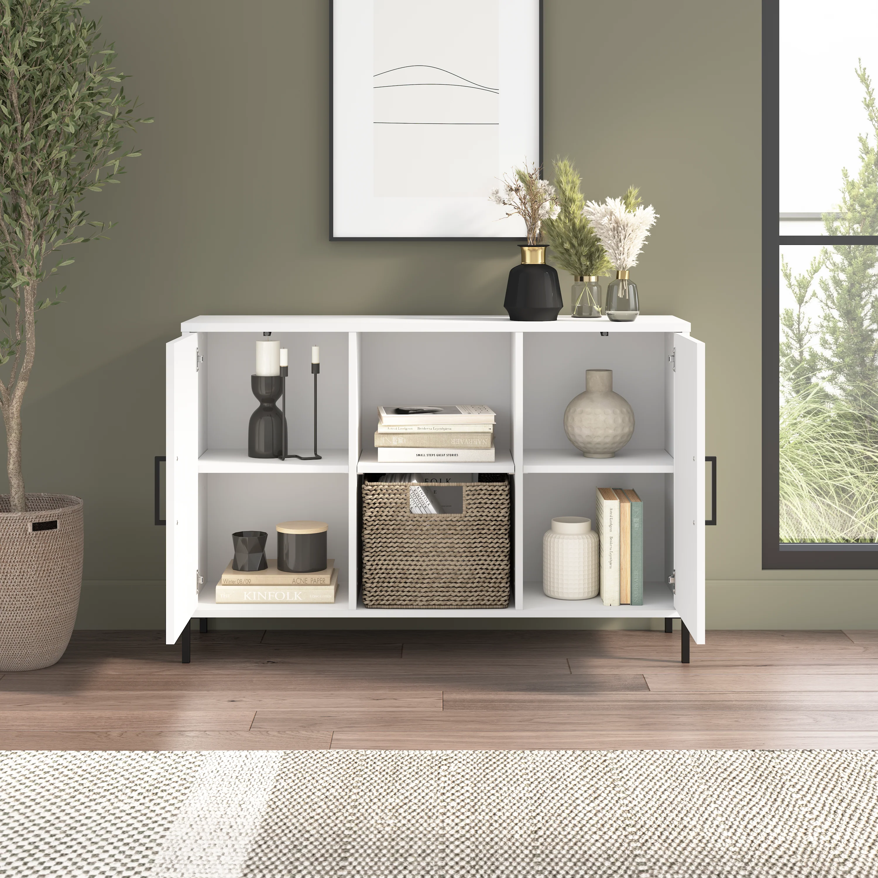 Soho Accent Cabinet with Doors