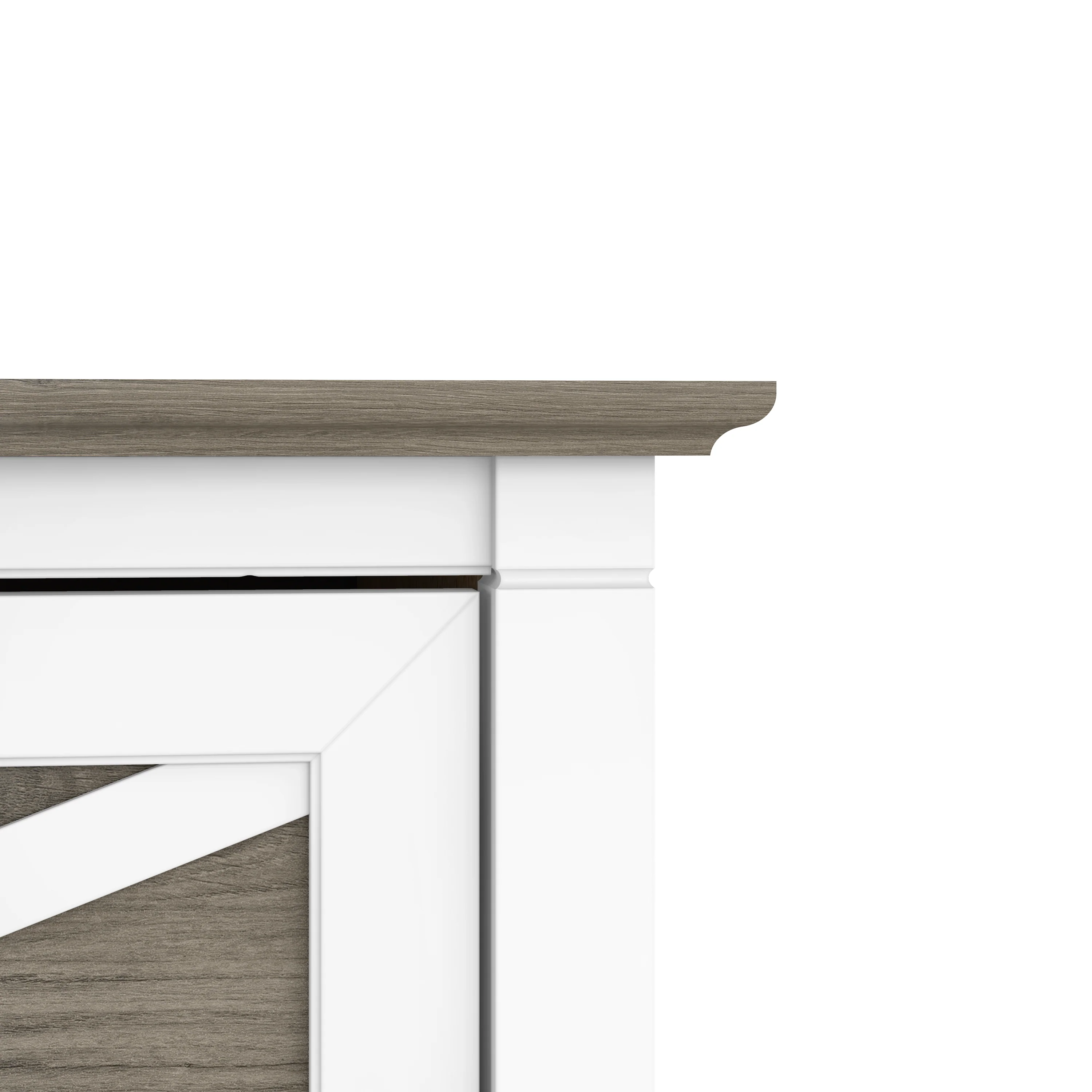 Key West Tall Bathroom Cabinet with Doors and Shelves