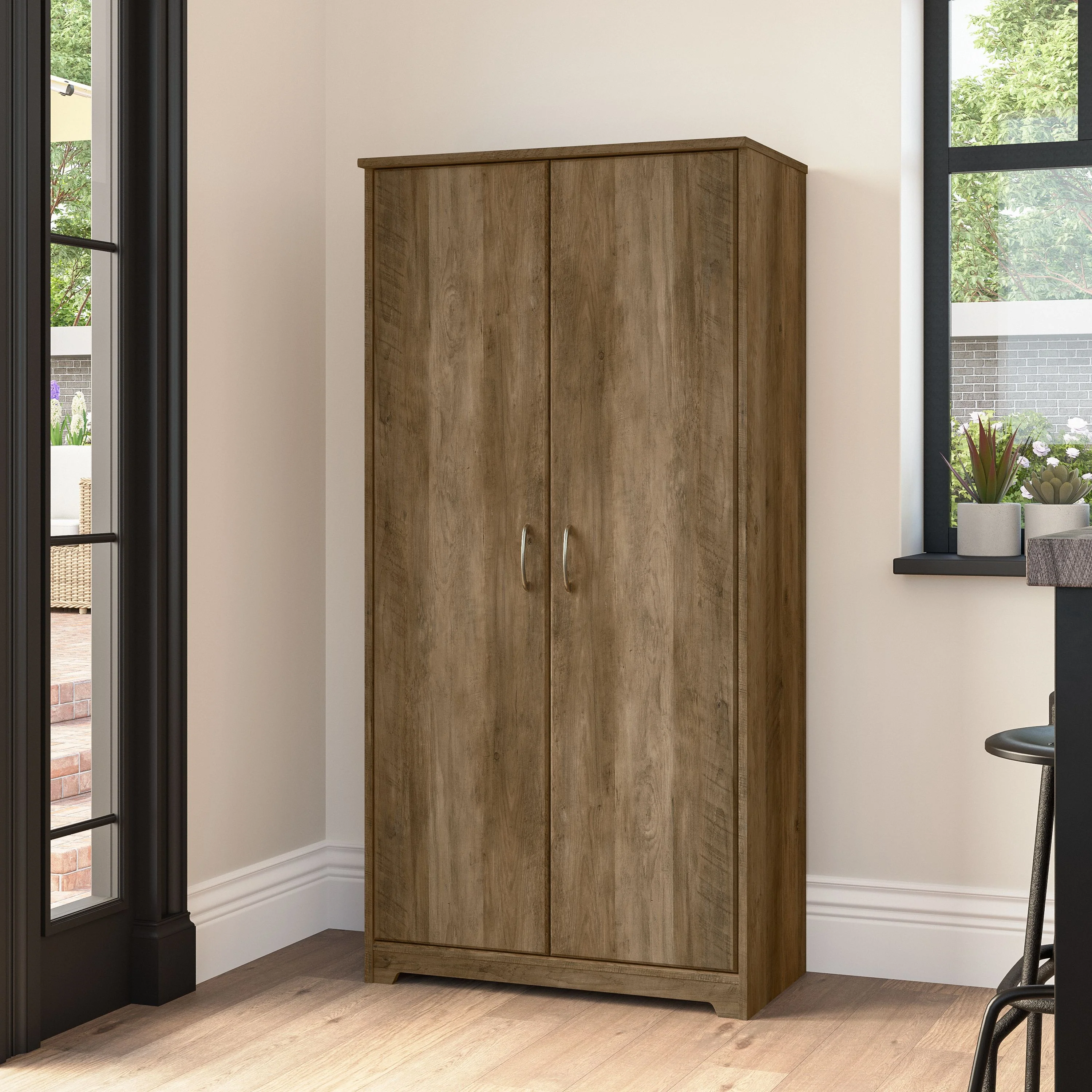 Cabot Tall Storage Cabinet with Doors