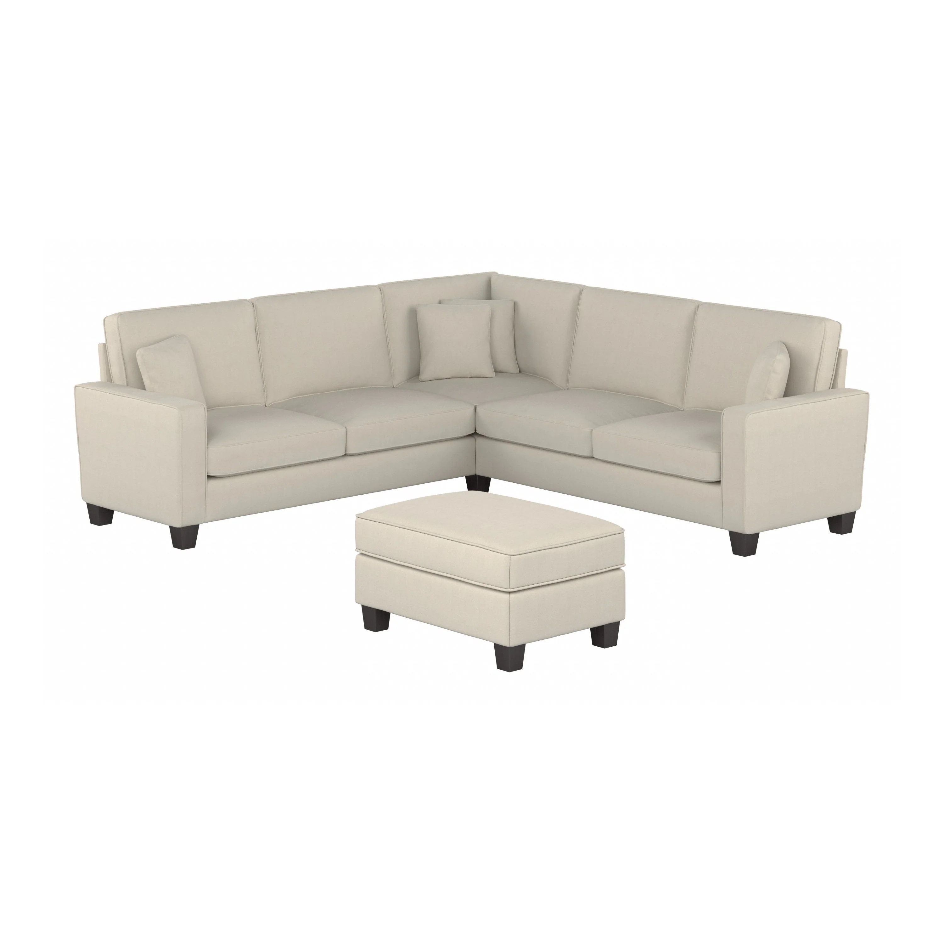 Stockton 99W L Shaped Sectional Couch with Ottoman