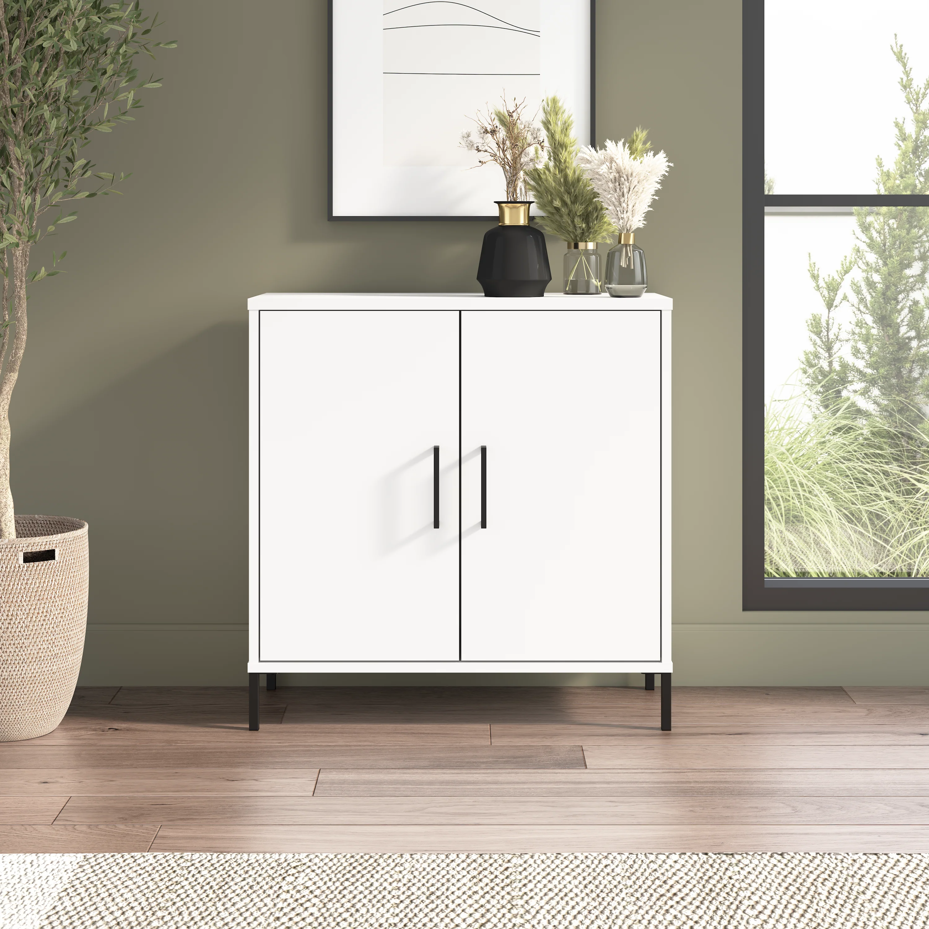 Soho Low Storage Cabinet with Doors
