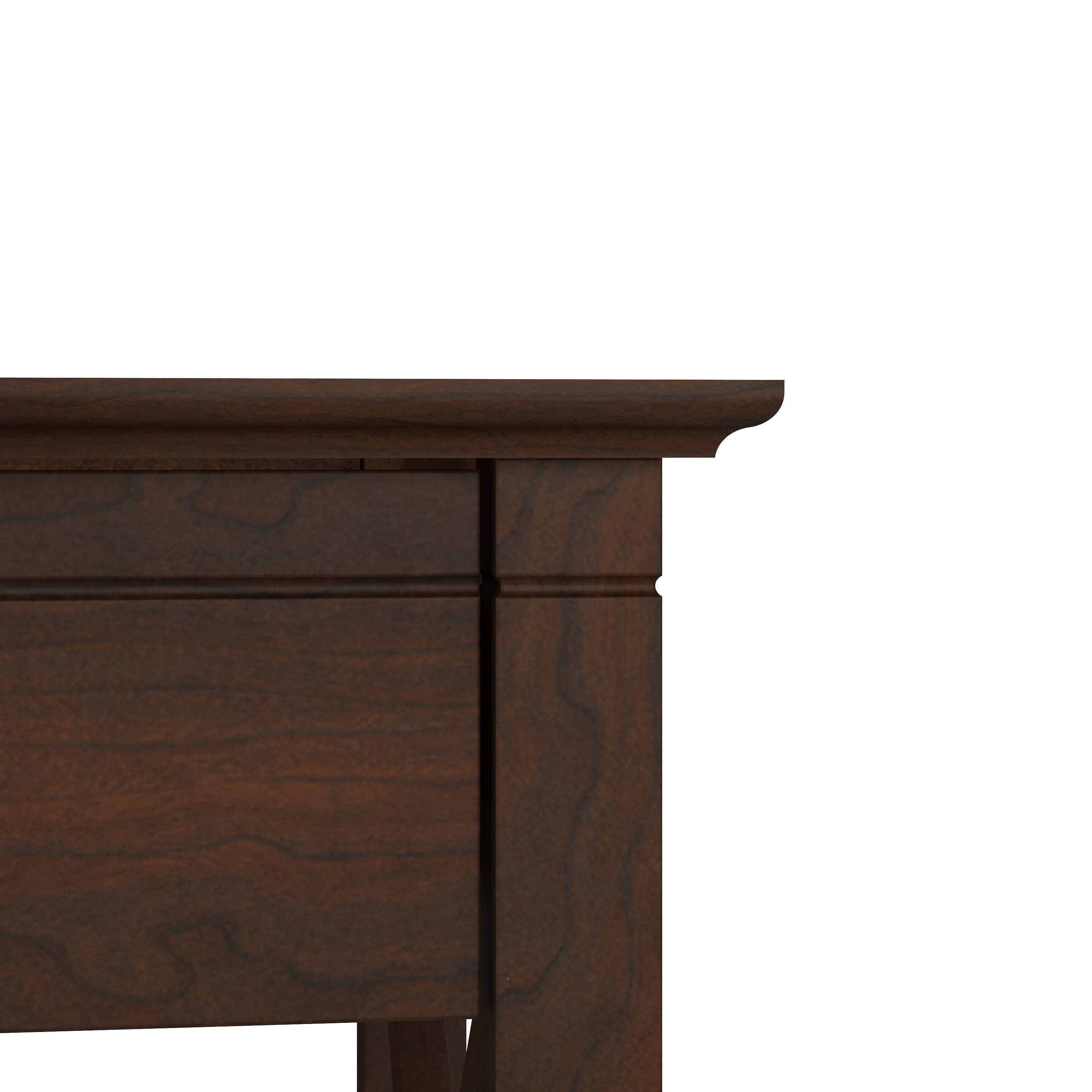 Key West 60W L Shaped Desk with 2 Drawer Mobile File Cabinet