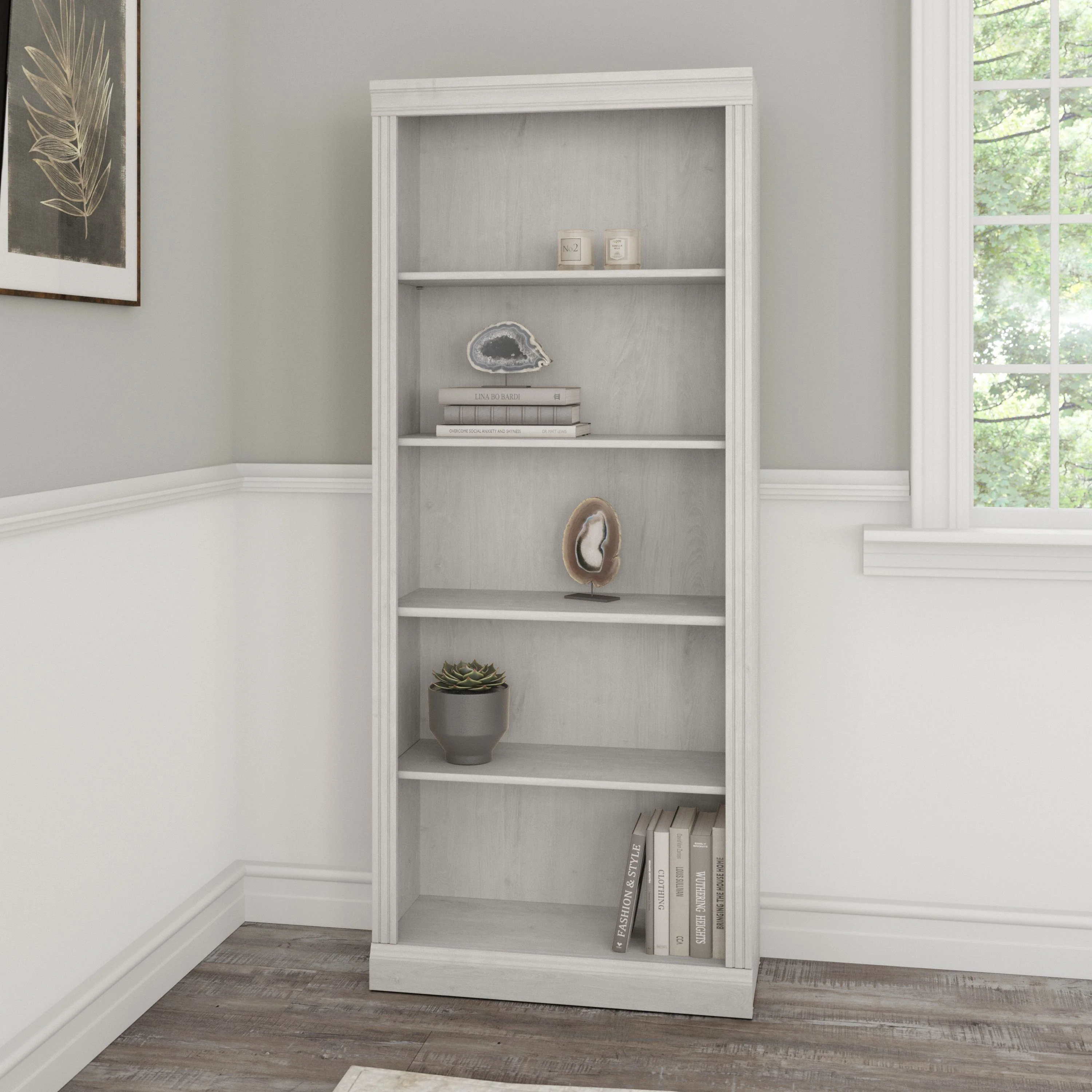 Saratoga Tall 5 Shelf Bookcase