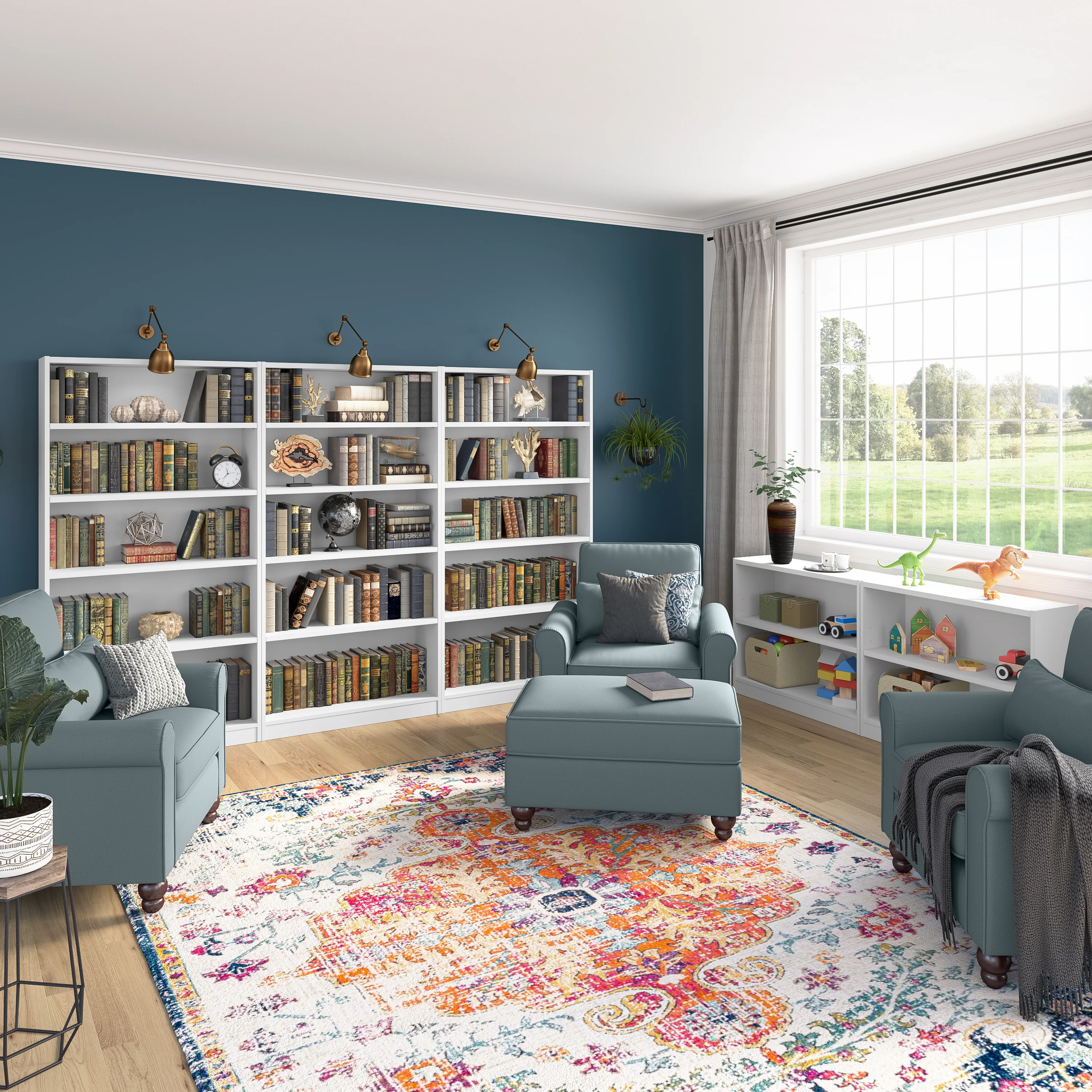 Universal Small 2 Shelf Bookcase