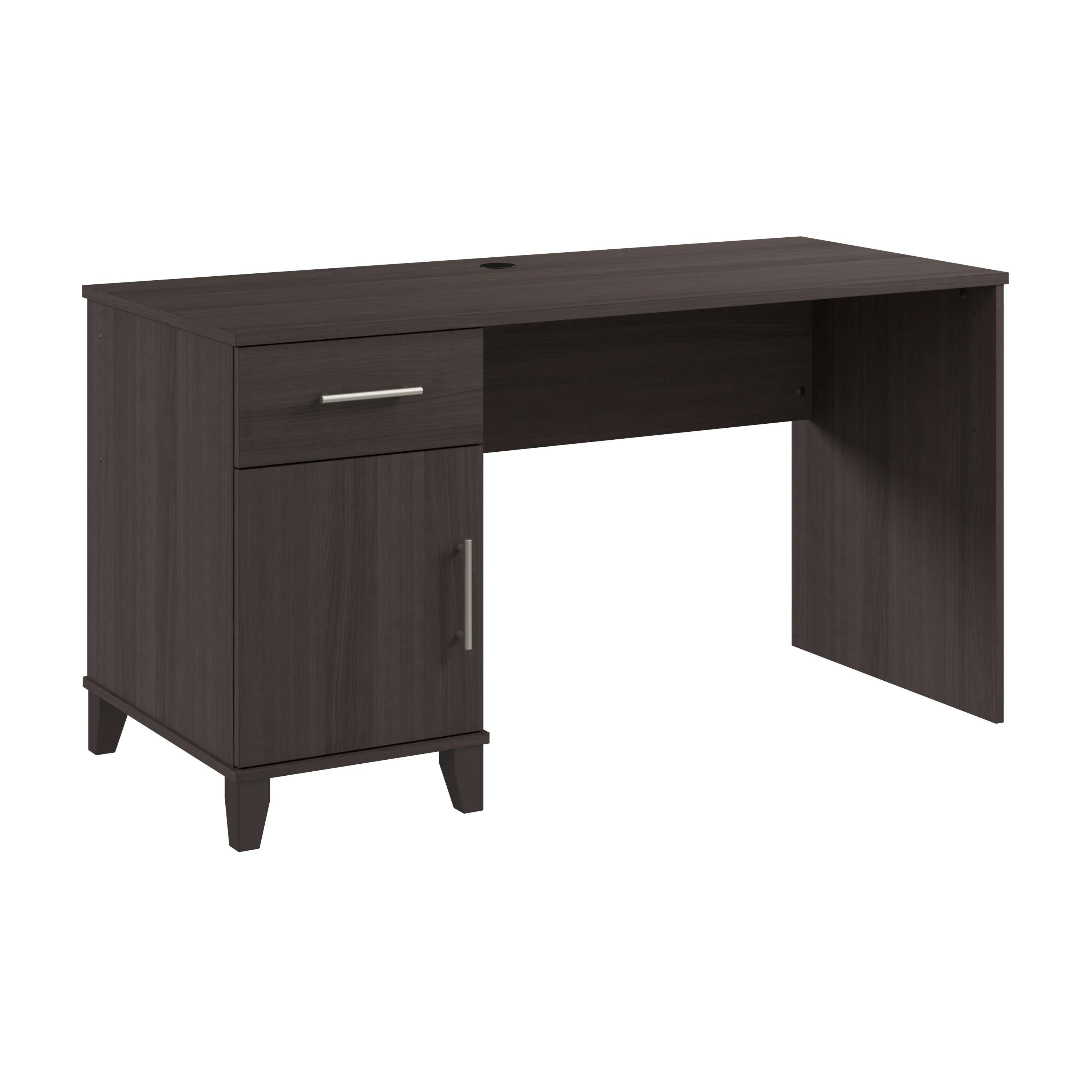 Somerset 54W Office Desk with Drawer and Storage Cabinet