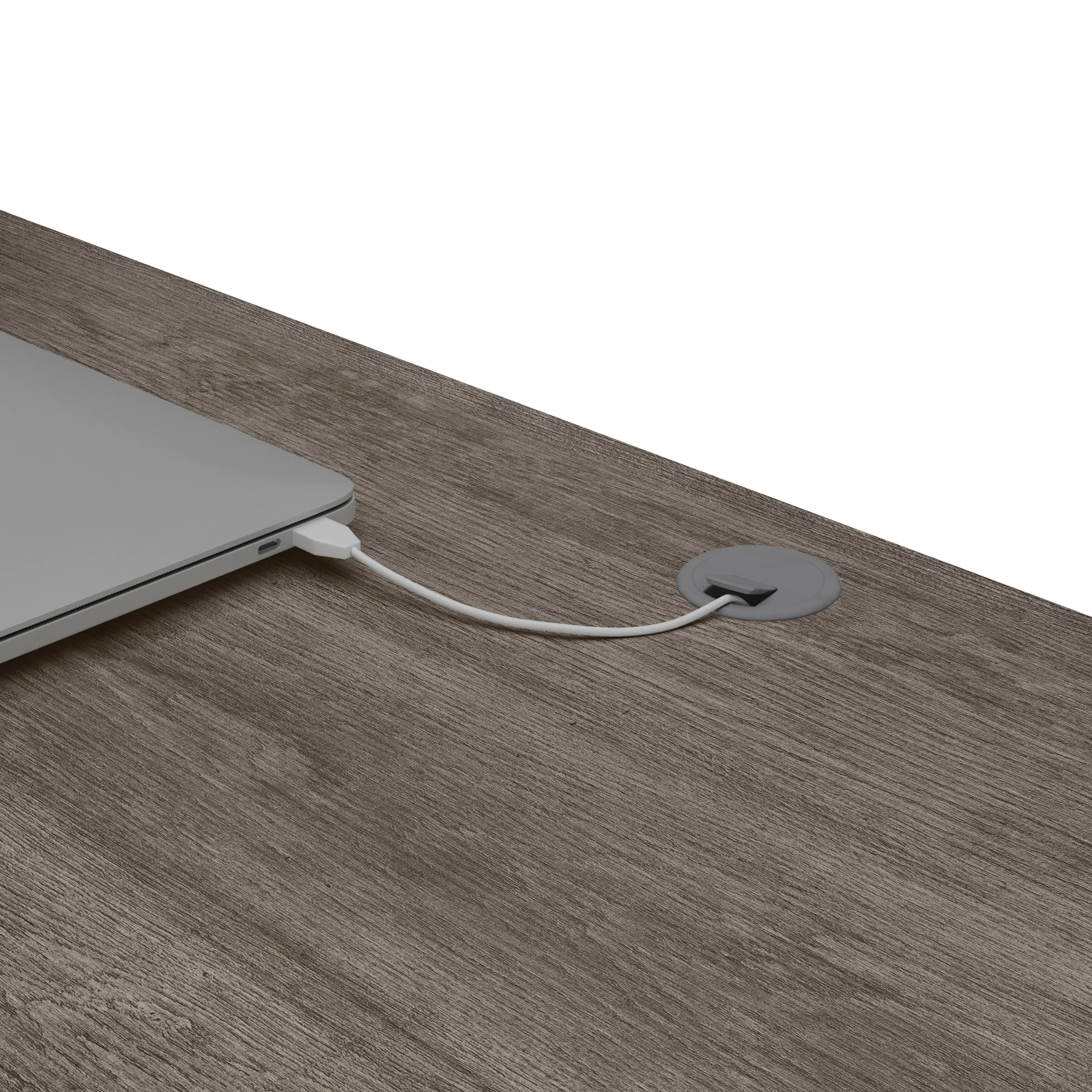 Knoxville 60W L Shaped Desk with 2 Drawer Lateral File Cabinet