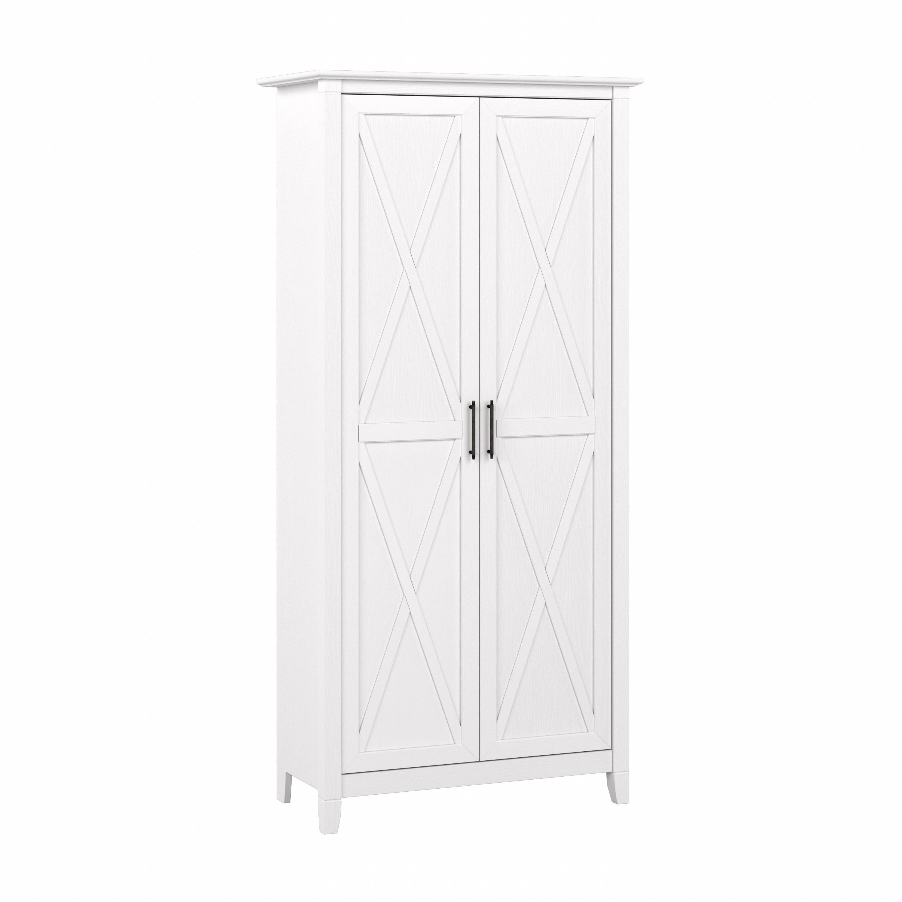 Key West Tall Storage Cabinet with Doors and Shelves