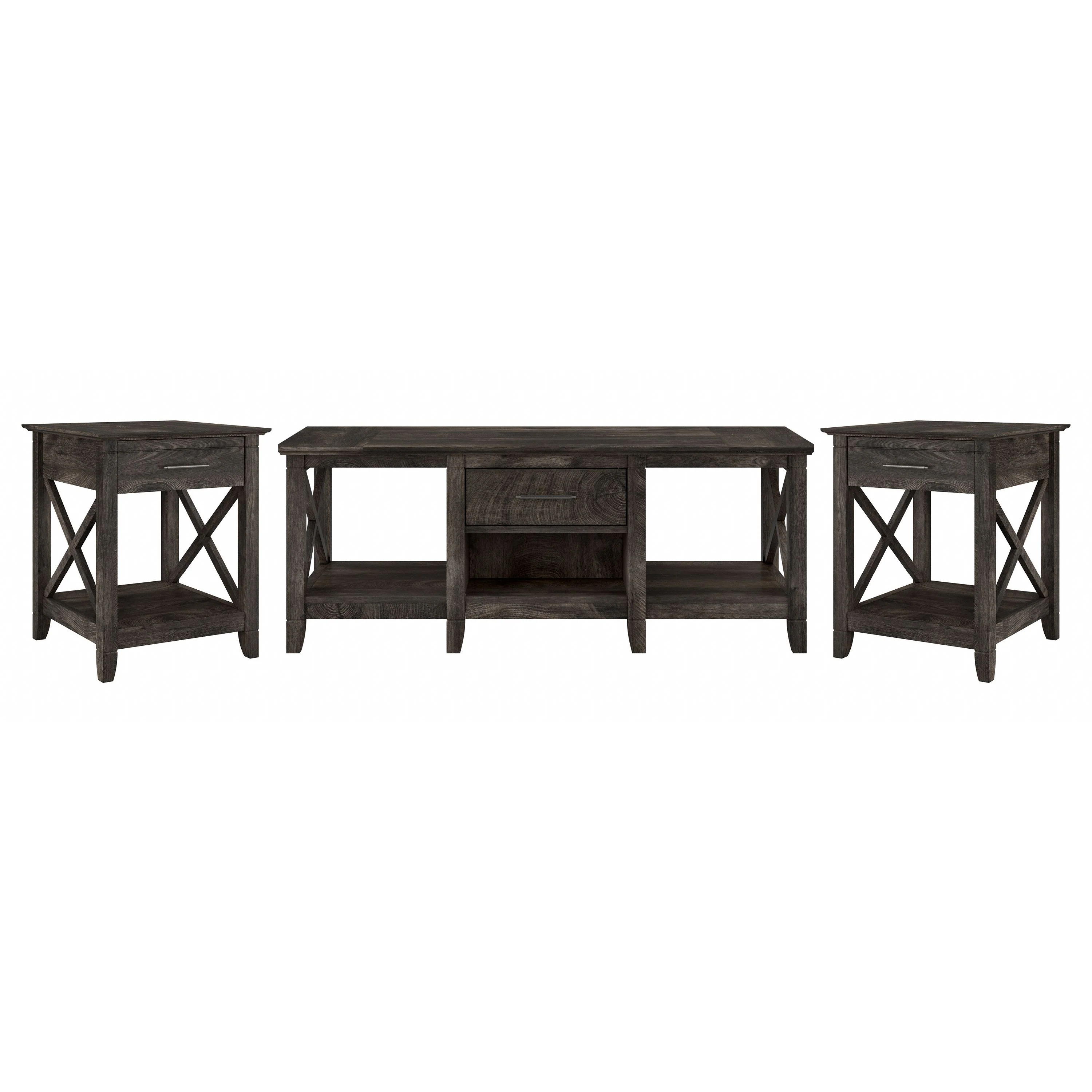 Key West Coffee Table with Set of 2 End Tables