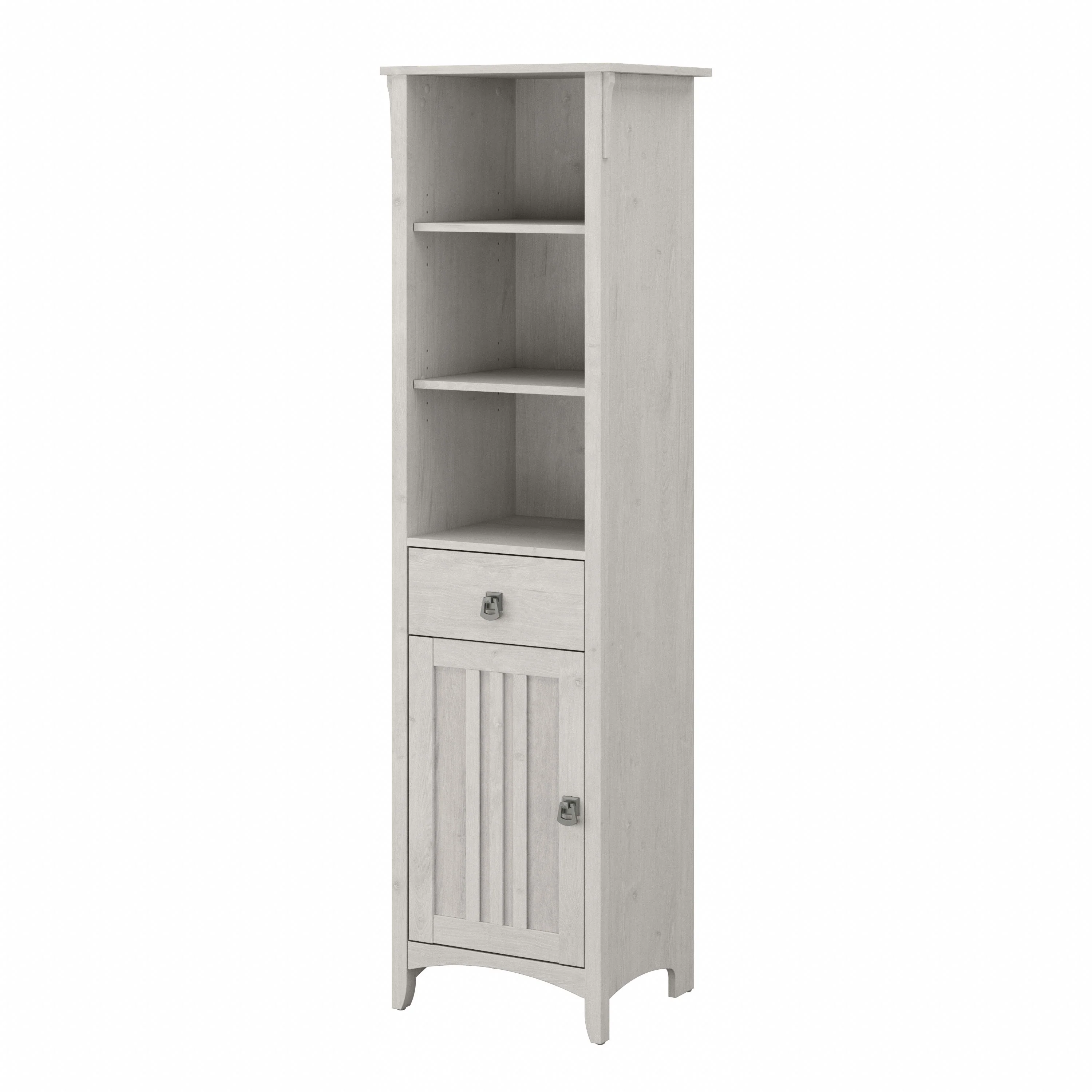 Salinas Tall Narrow Bookcase Cabinet