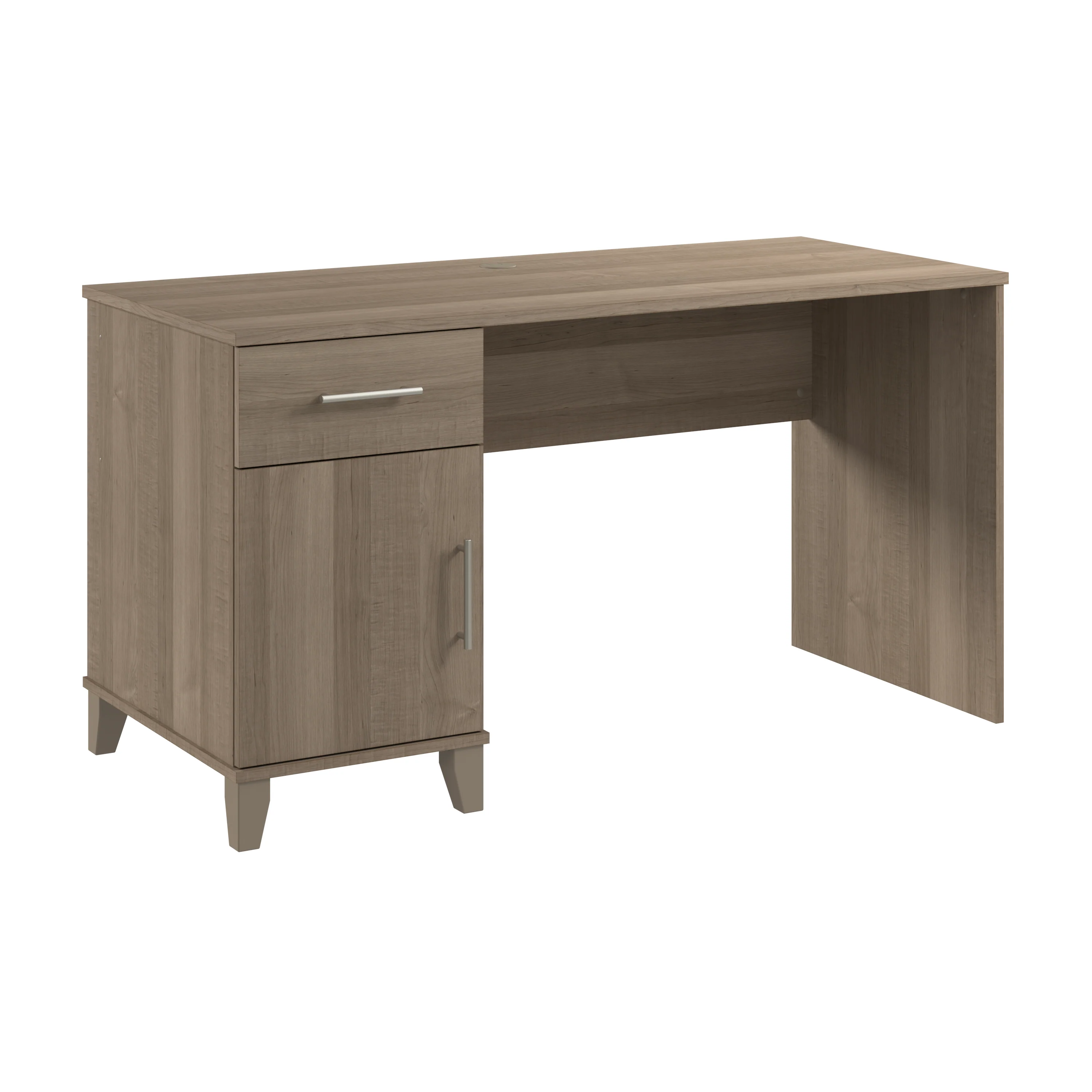 Somerset 54W Office Desk with Drawer and Storage Cabinet