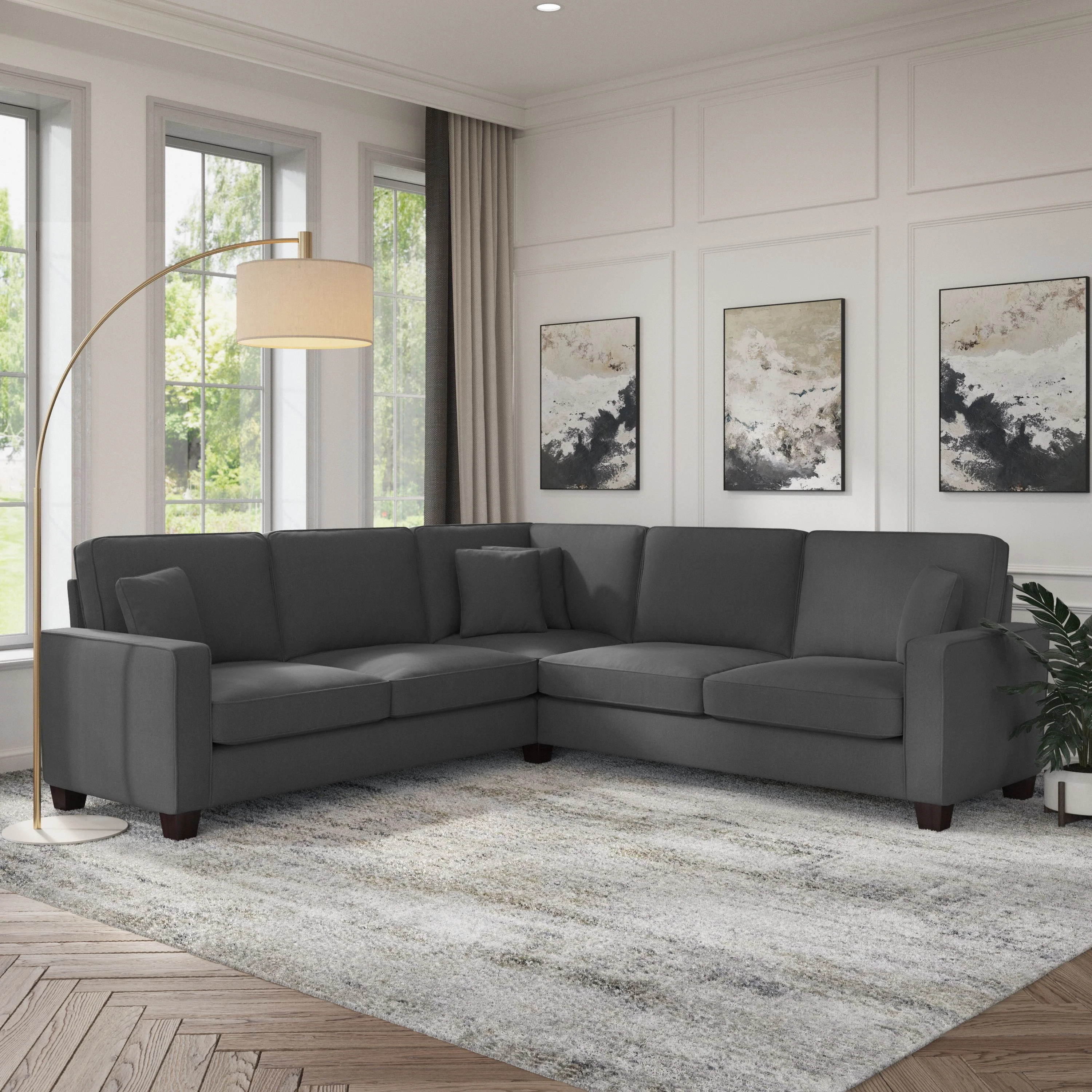 Stockton 99W L Shaped Sectional Couch