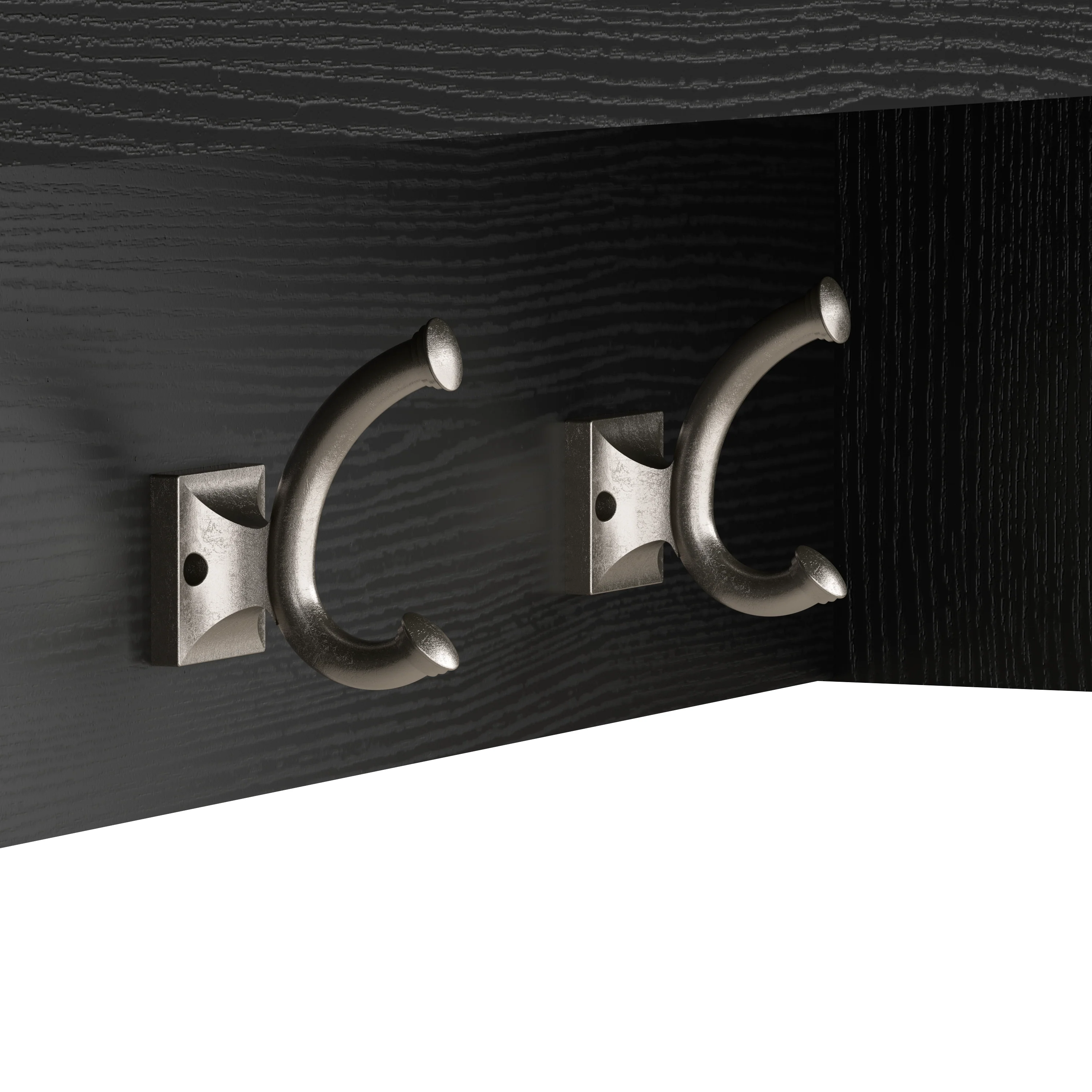 Woodland 40W Shoe Storage Bench with Shelves and Wall Mounted Coat Rack