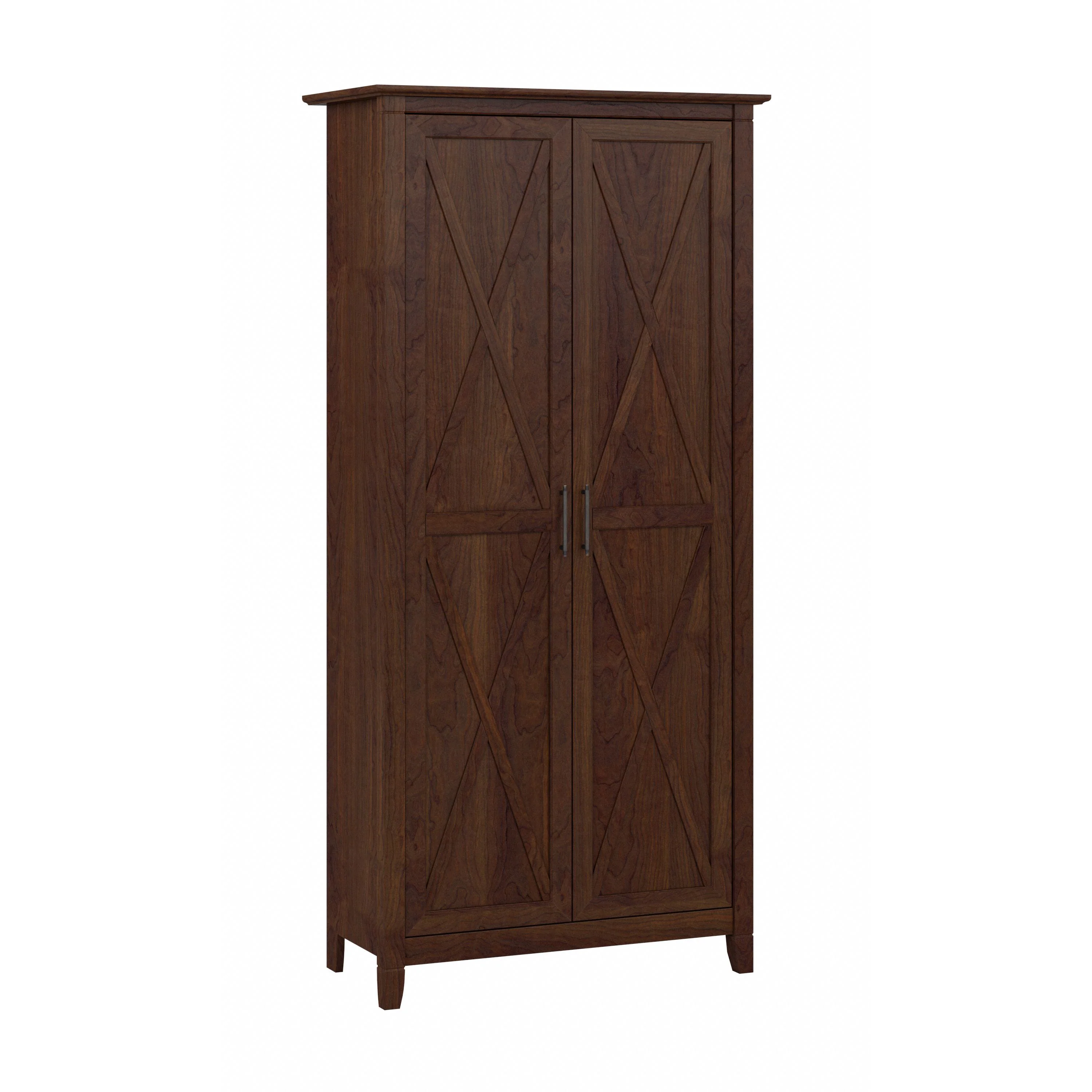 Key West Tall Storage Cabinet with Doors and Shelves