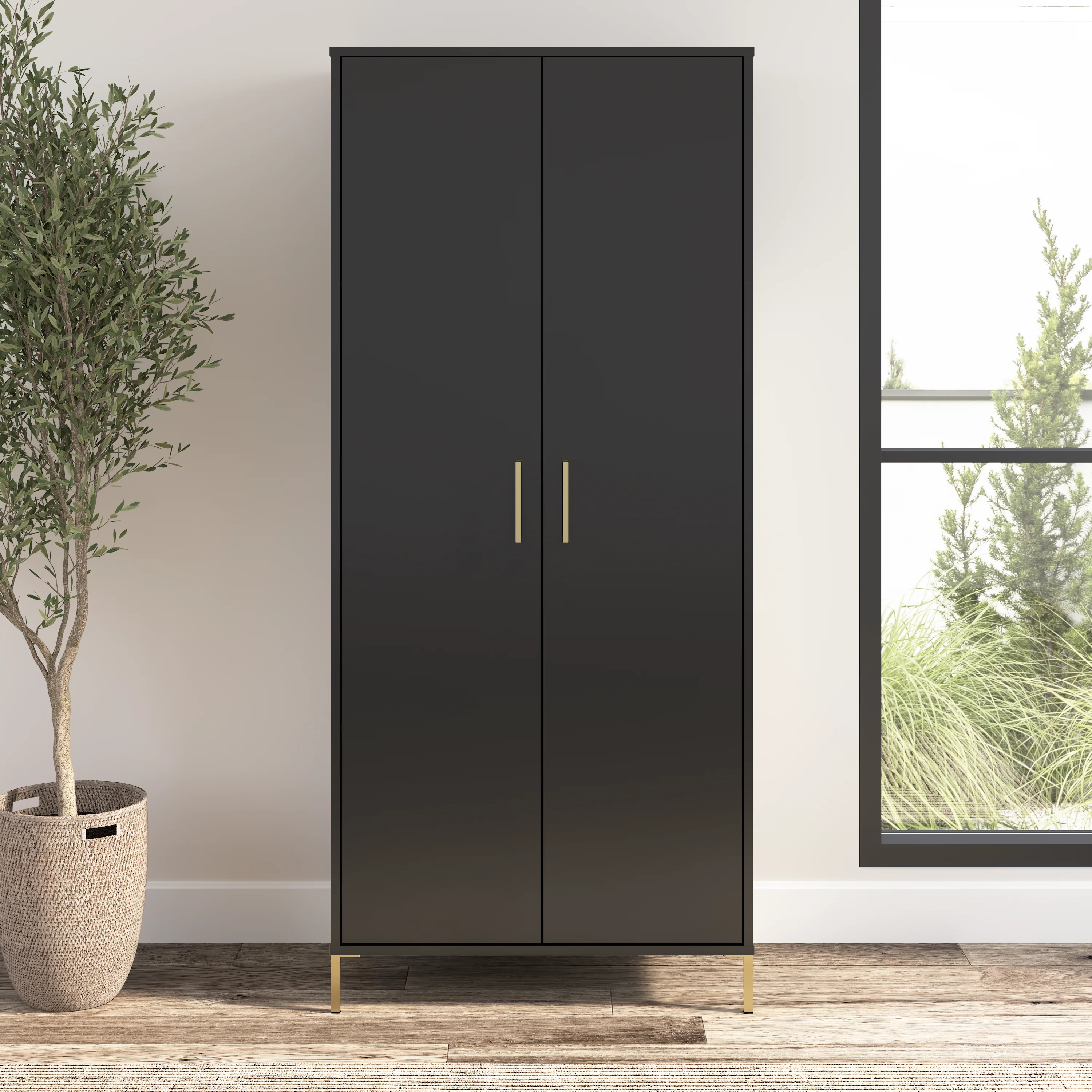 Soho Tall Storage Cabinet with Doors