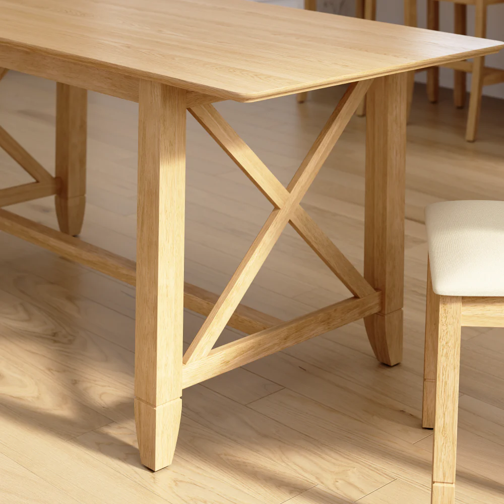 Bush Home Key West 70W Cross Base Dining Table