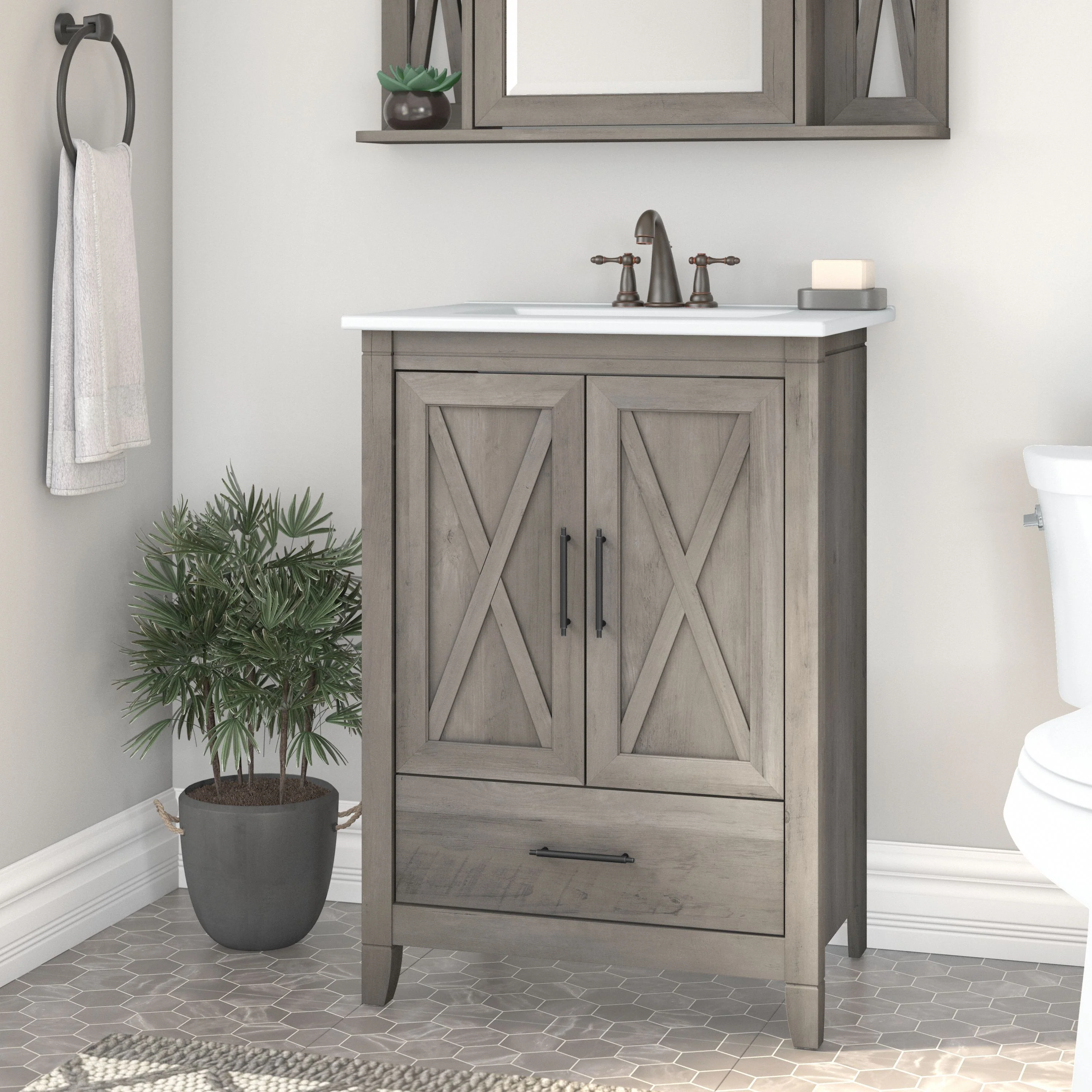 Key West 24W Bathroom Vanity with Sink
