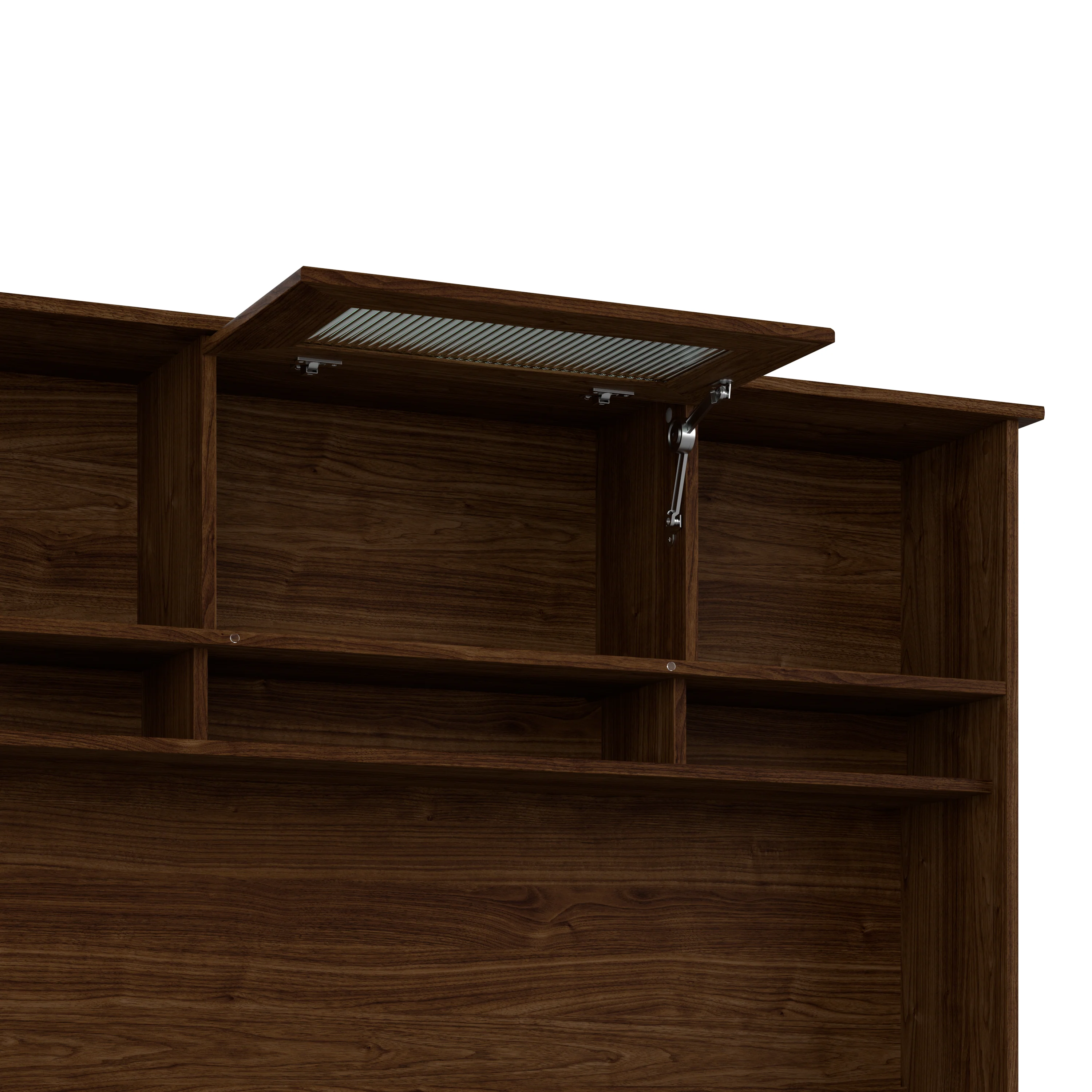 Cabot 60W L Shaped Computer Desk with Hutch and Storage