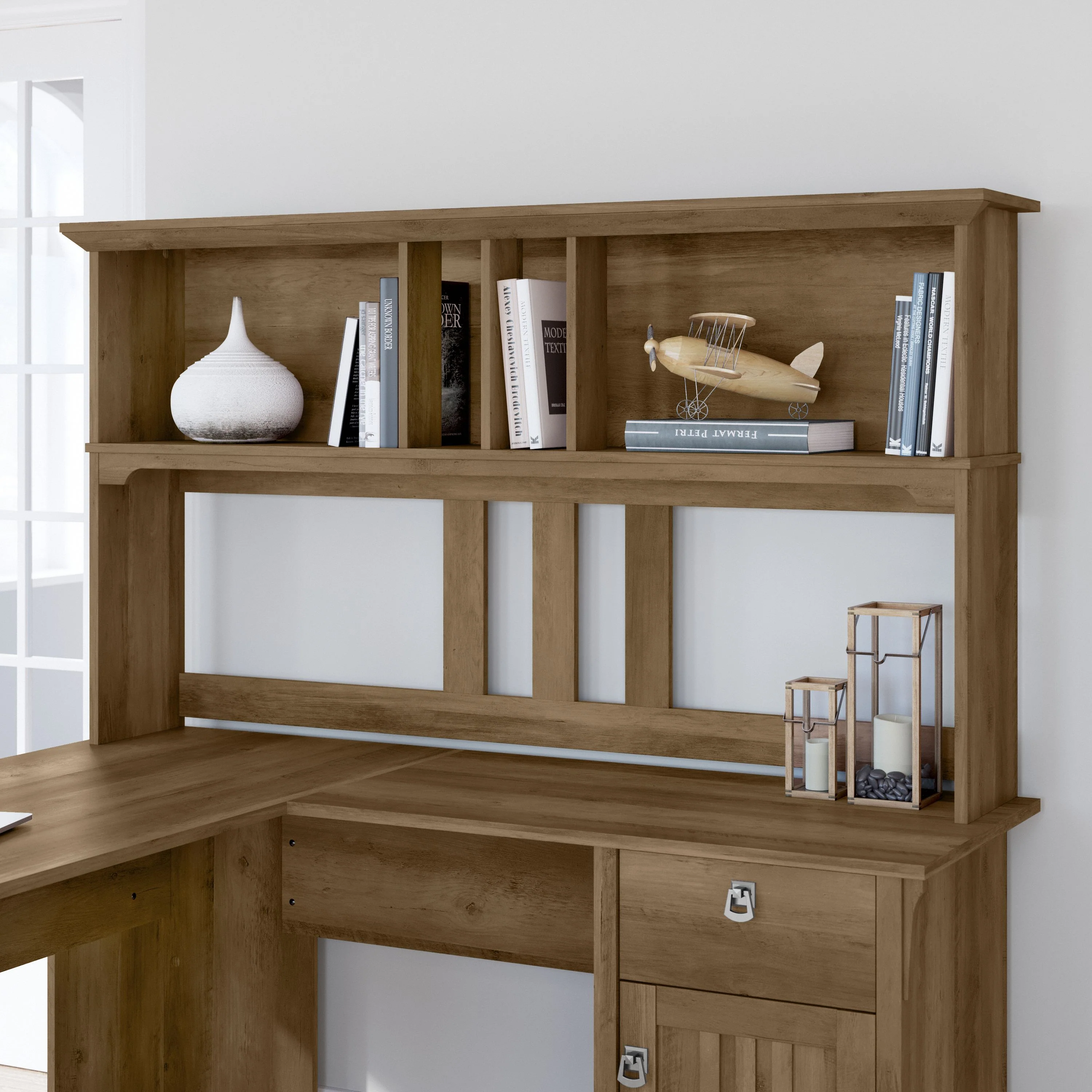 Salinas 60W Hutch for L Shaped Desk