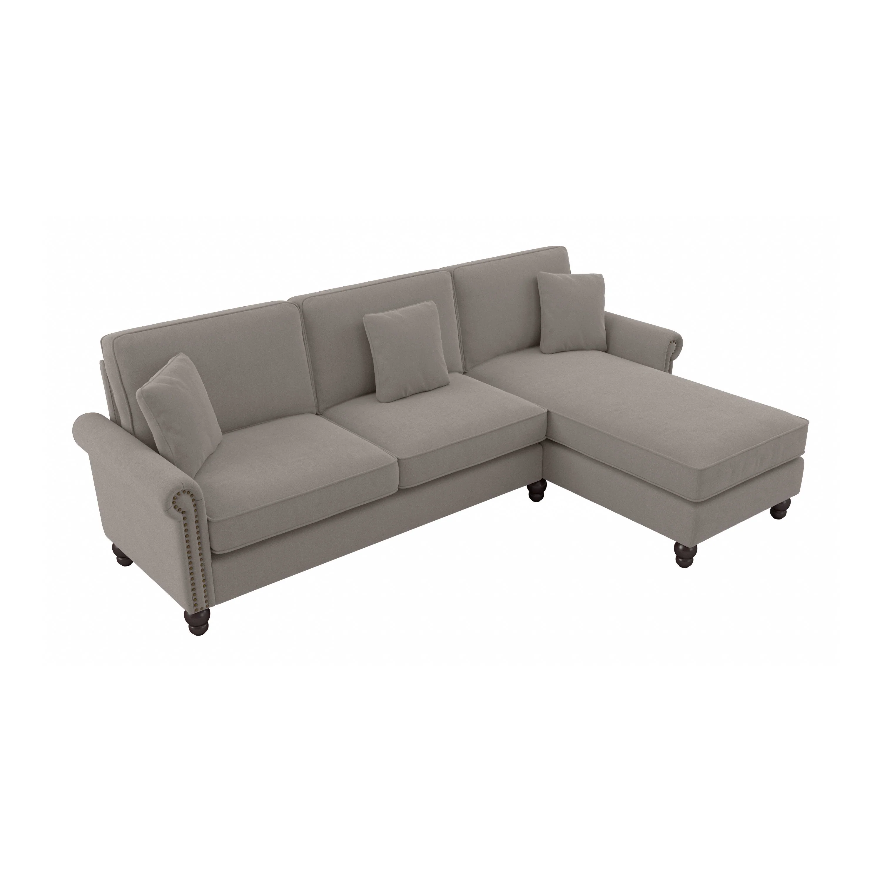 Coventry 102W Sectional Couch with Reversible Chaise Lounge
