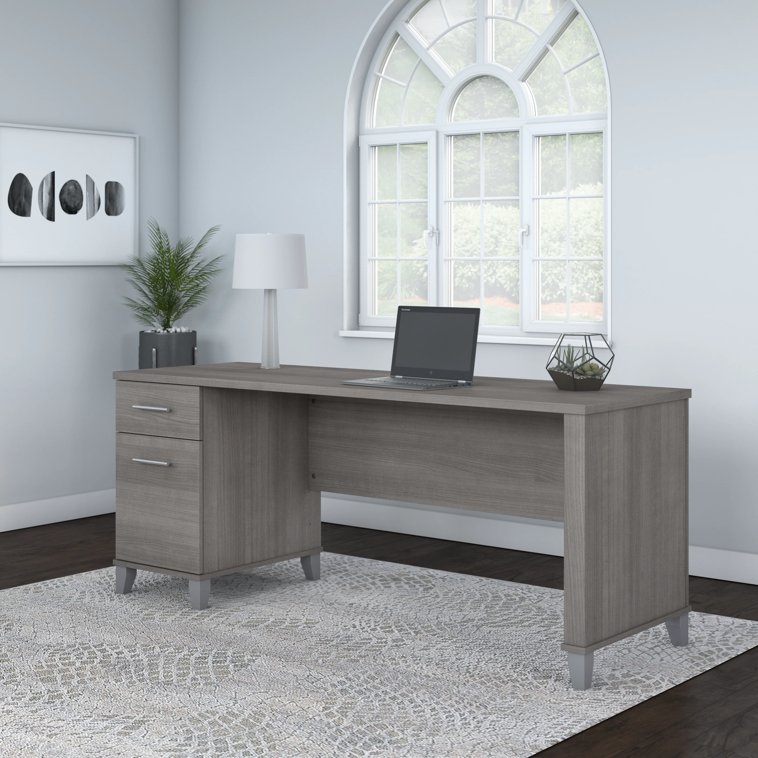 Somerset 72W Office Desk with Drawers