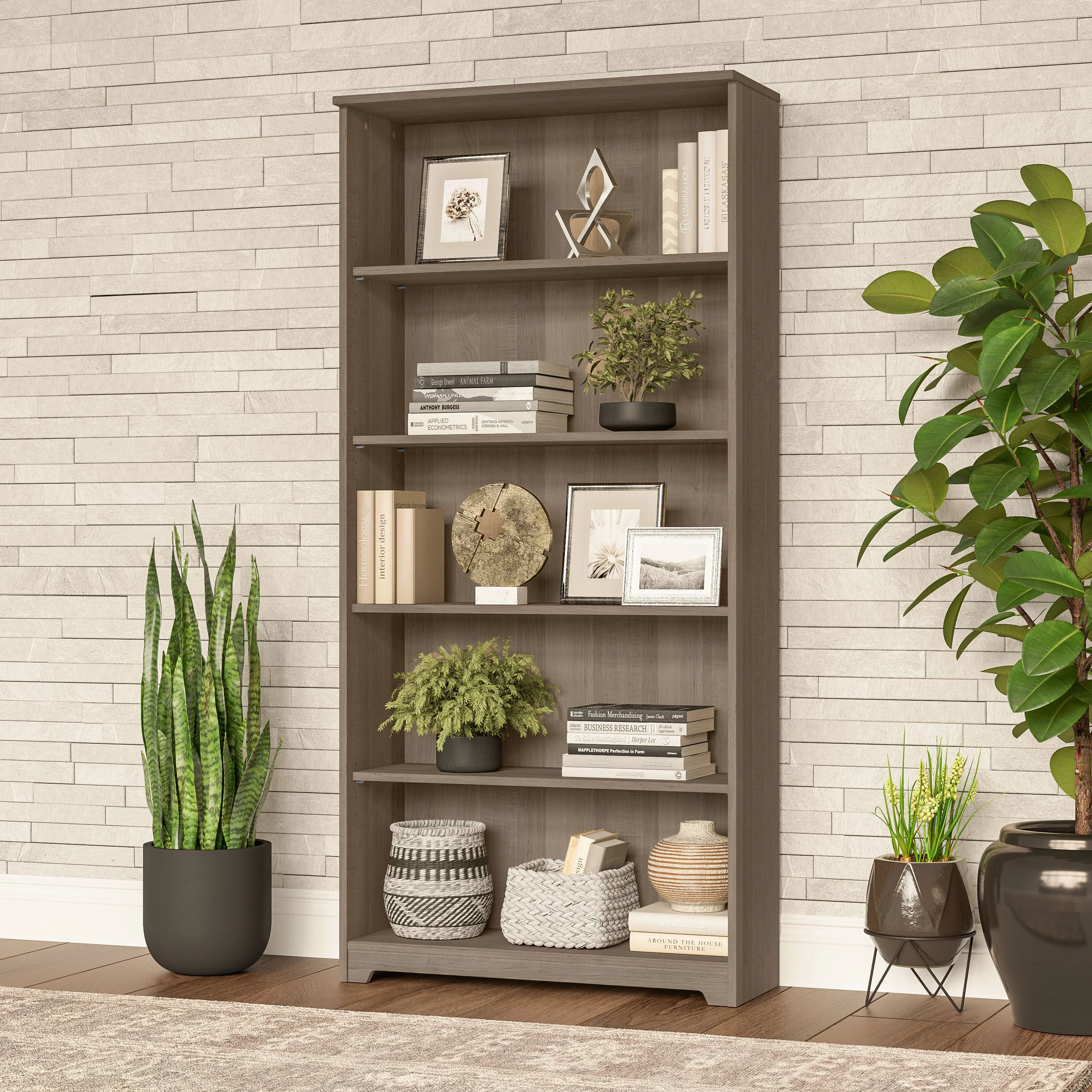 Cabot Tall 5 Shelf Bookcase