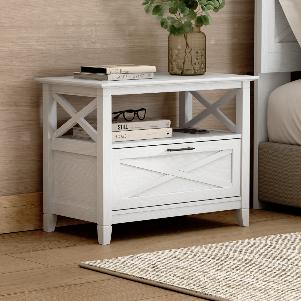 Bush Home Key West 32W Nightstand with Drawer