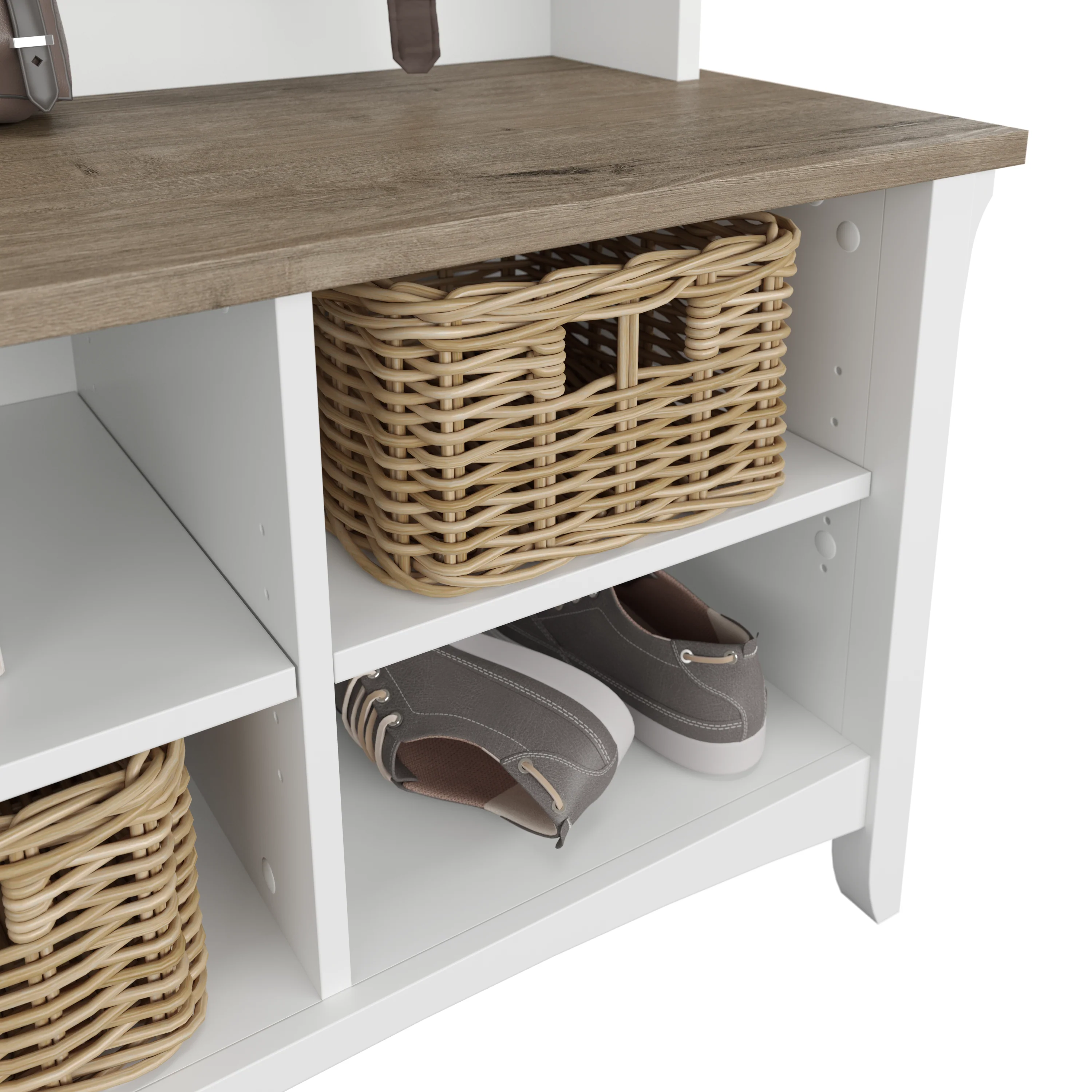Salinas Hall Tree with Shoe Storage Bench