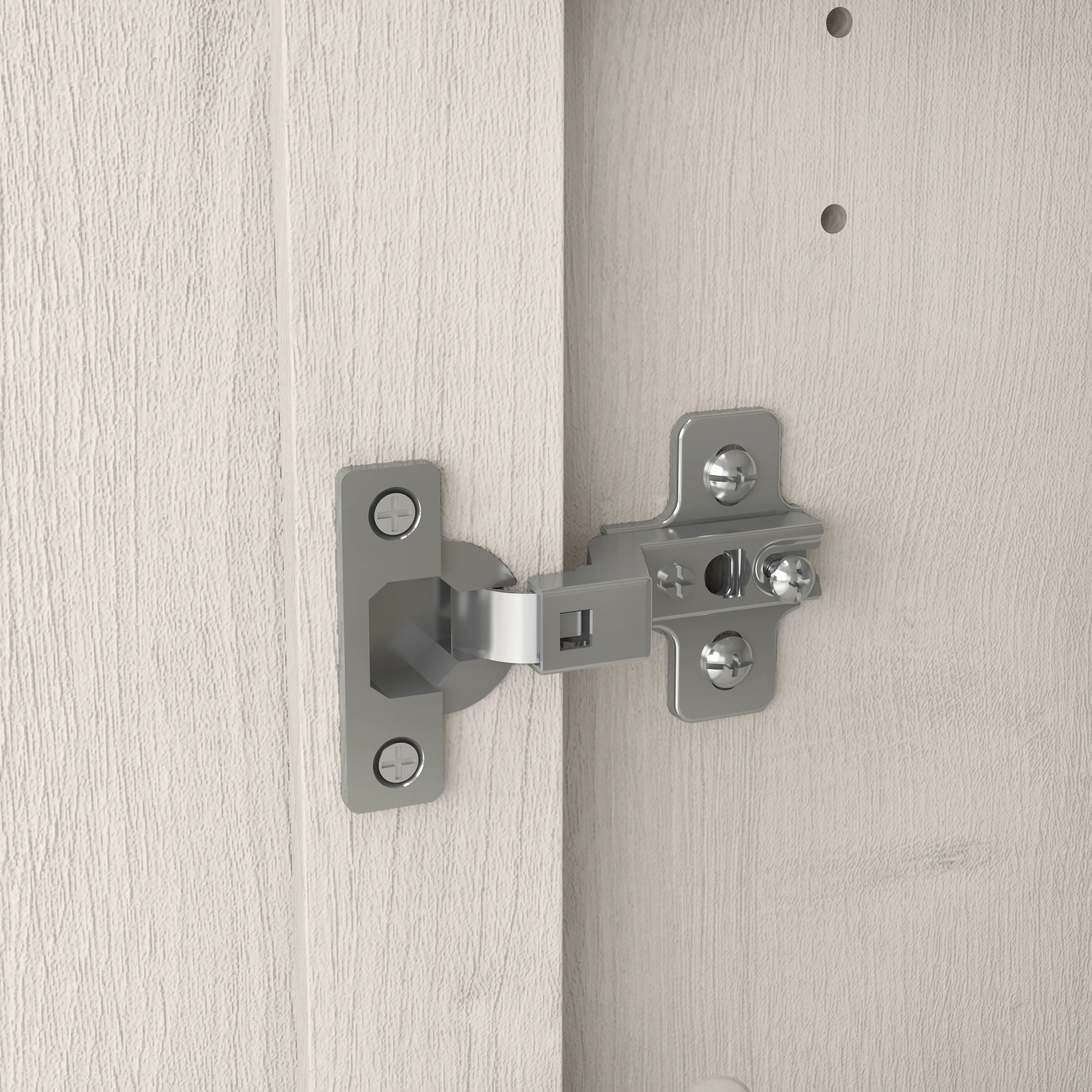 Key West Tall Storage Cabinet with Doors and Shelves